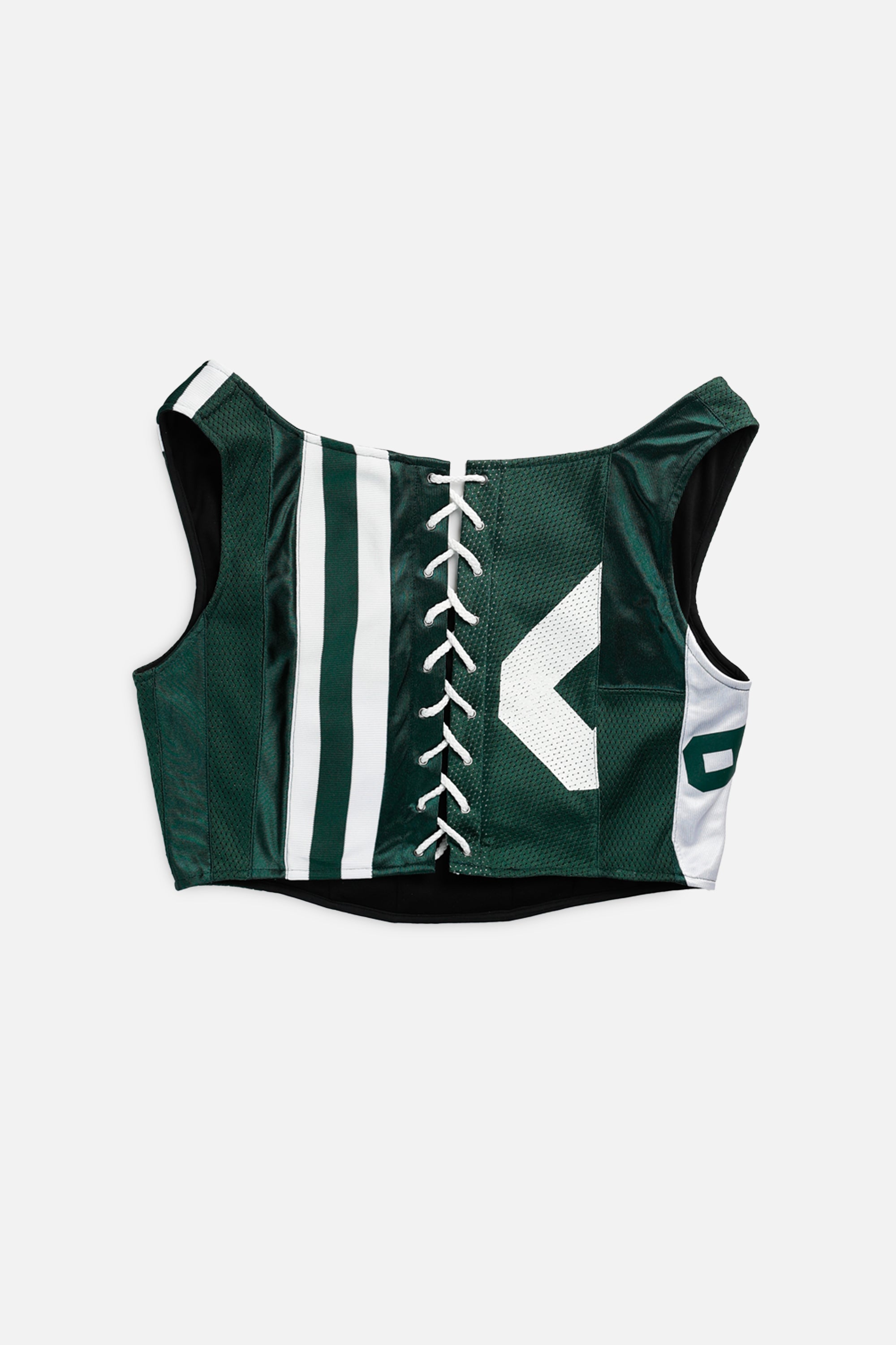 Rework NY Jets NFL Corset - XL-TOPS-NFL-XL-Frankie Collective Rare Vintage Streetwear Reworks