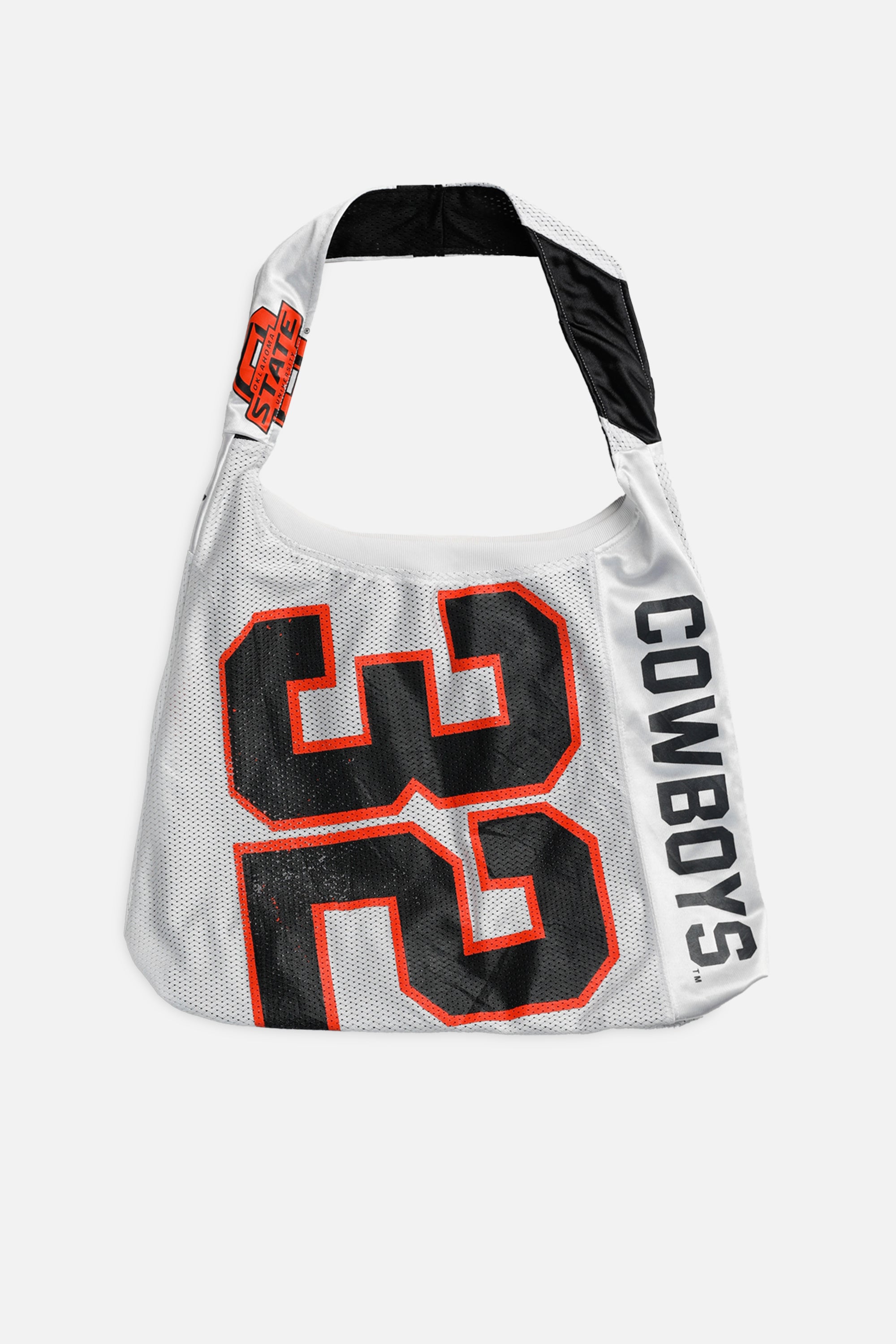Rework Oklahoma State Cowboys NCAA Tote Bag-BAGS-NCAA-Frankie Collective Rare Vintage Streetwear Reworks