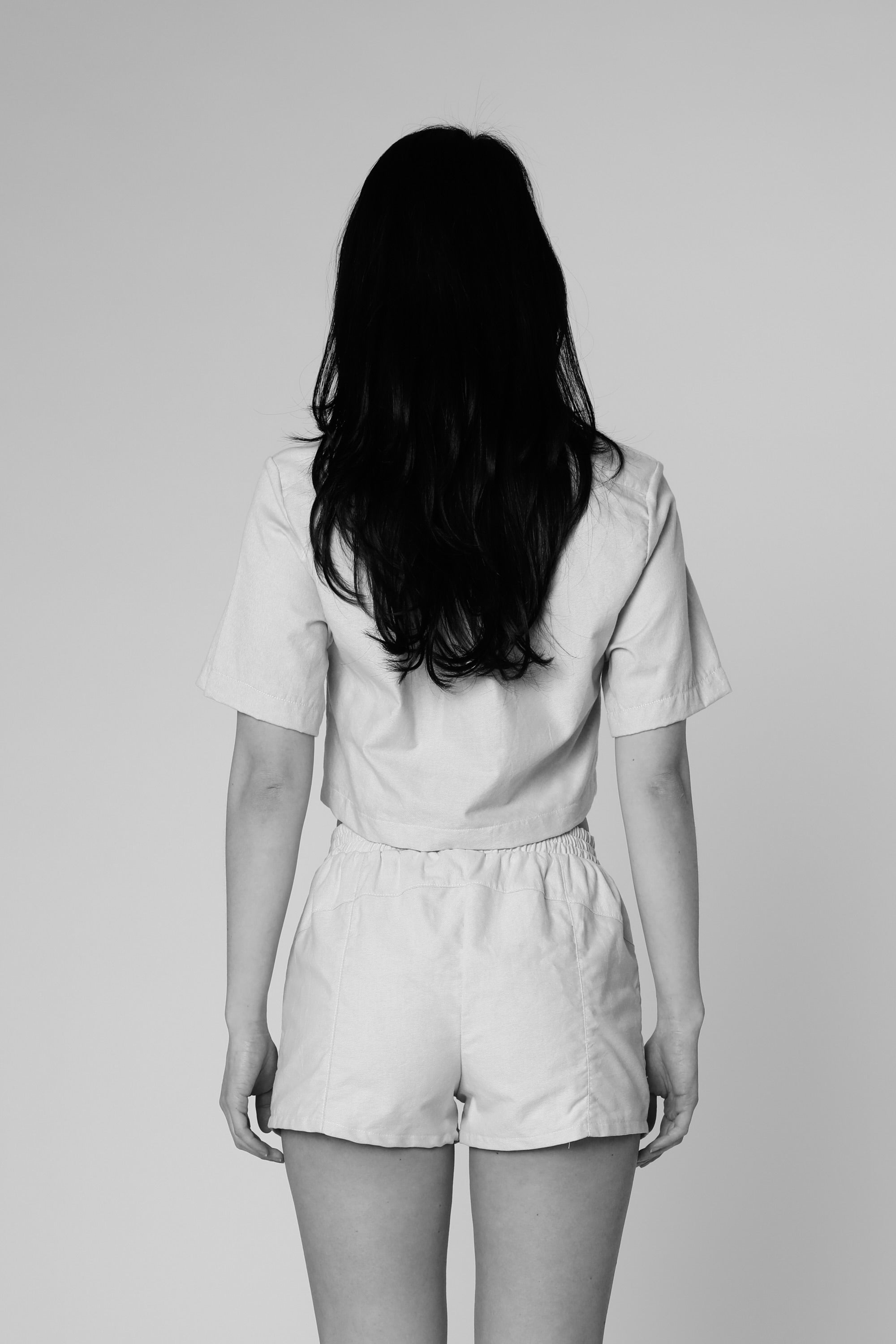 Rework Oxford Shorts Set - M-SETS-Polo-Frankie Collective Rare Vintage Streetwear Reworks
