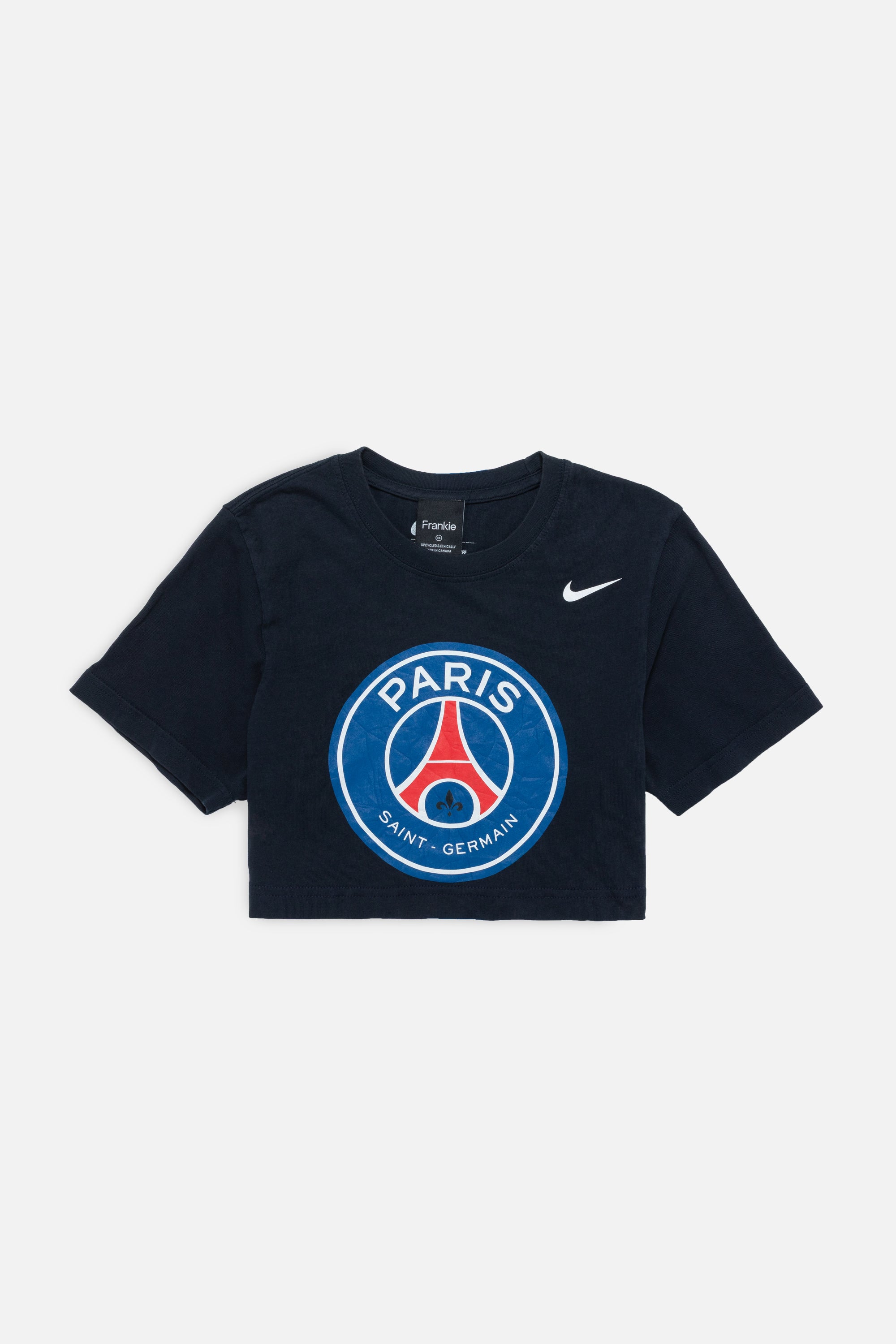 Rework Paris Saint-Germain FC Crop Tee - XS-JERSEYS-Nike-Frankie Collective
