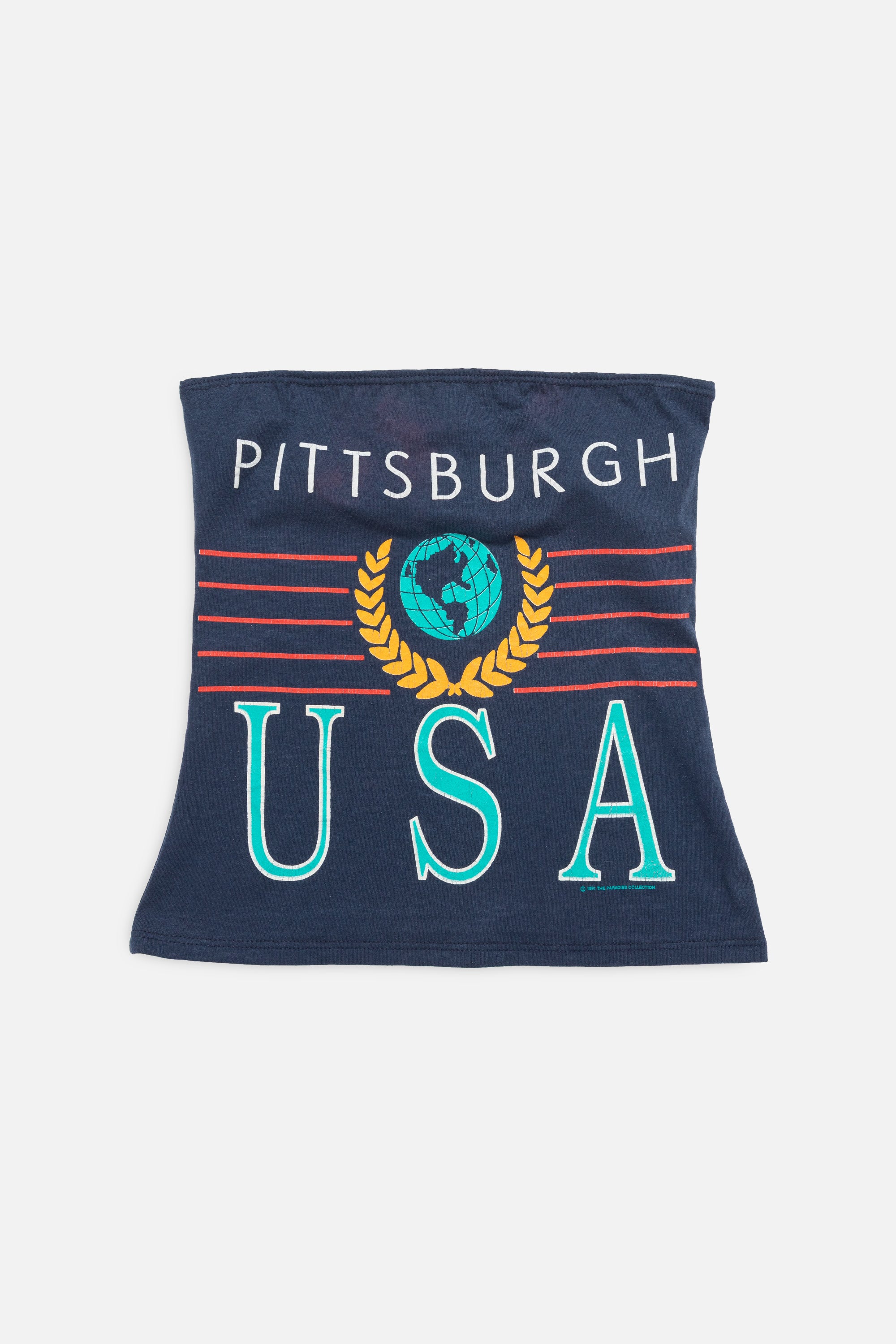 Rework Pittsburgh USA Tube Top-Varsity-Frankie Collective-Rework-Vintage-Streetwear