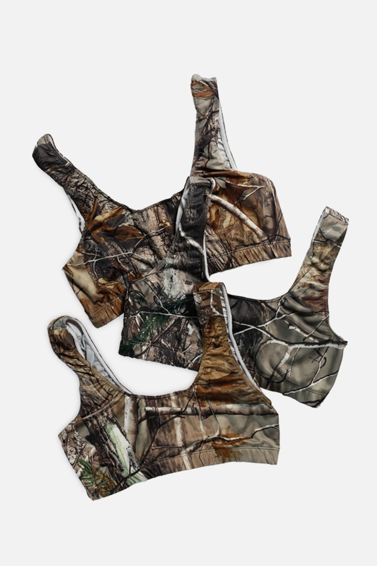 Rework RealTree Bra Top - XS, S, M, L, XL, XXL-BRA TOPS-vendor-unknown-XS-Frankie Collective Rare Vintage Streetwear Reworks