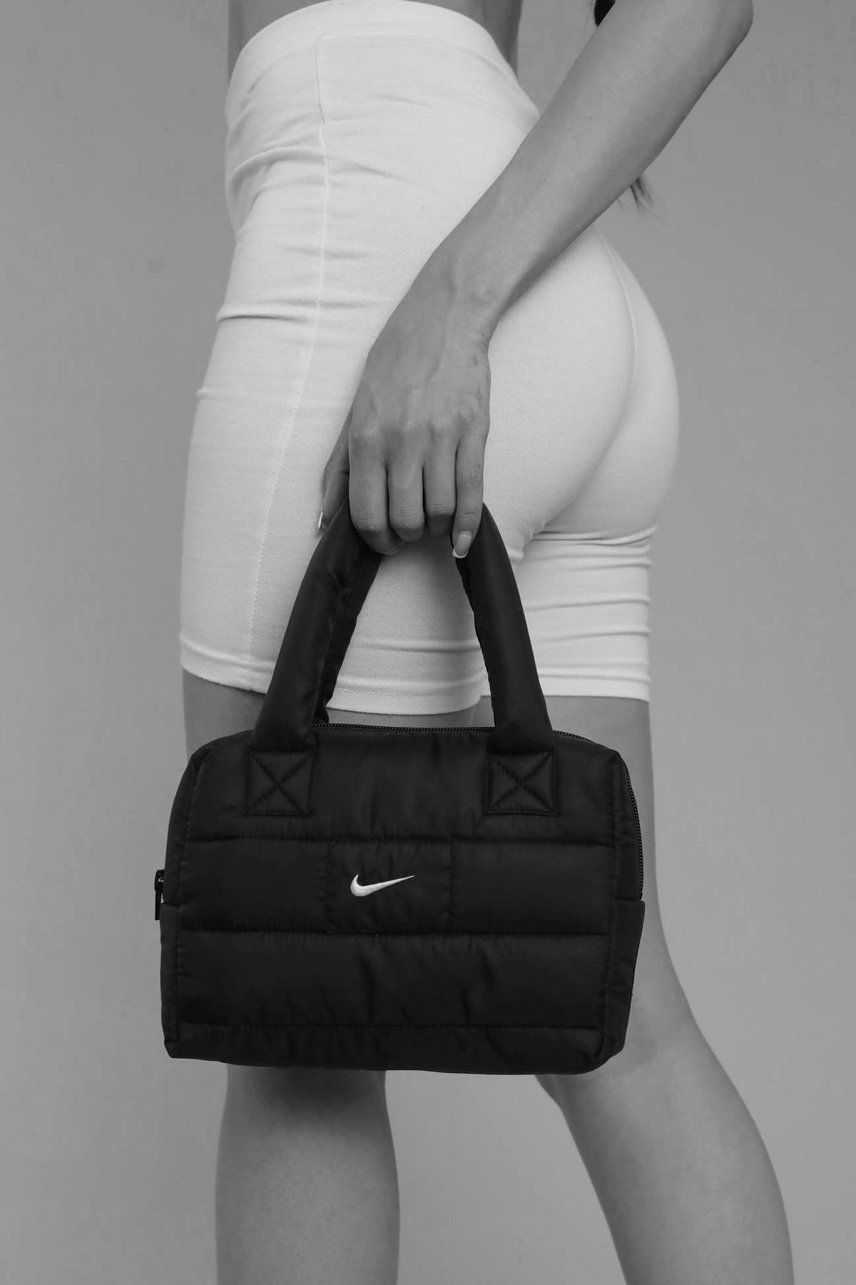 Rework Reebok Mini Puffer Bag-BAGS-Reebok-Frankie Collective Rare Vintage Streetwear Reworks