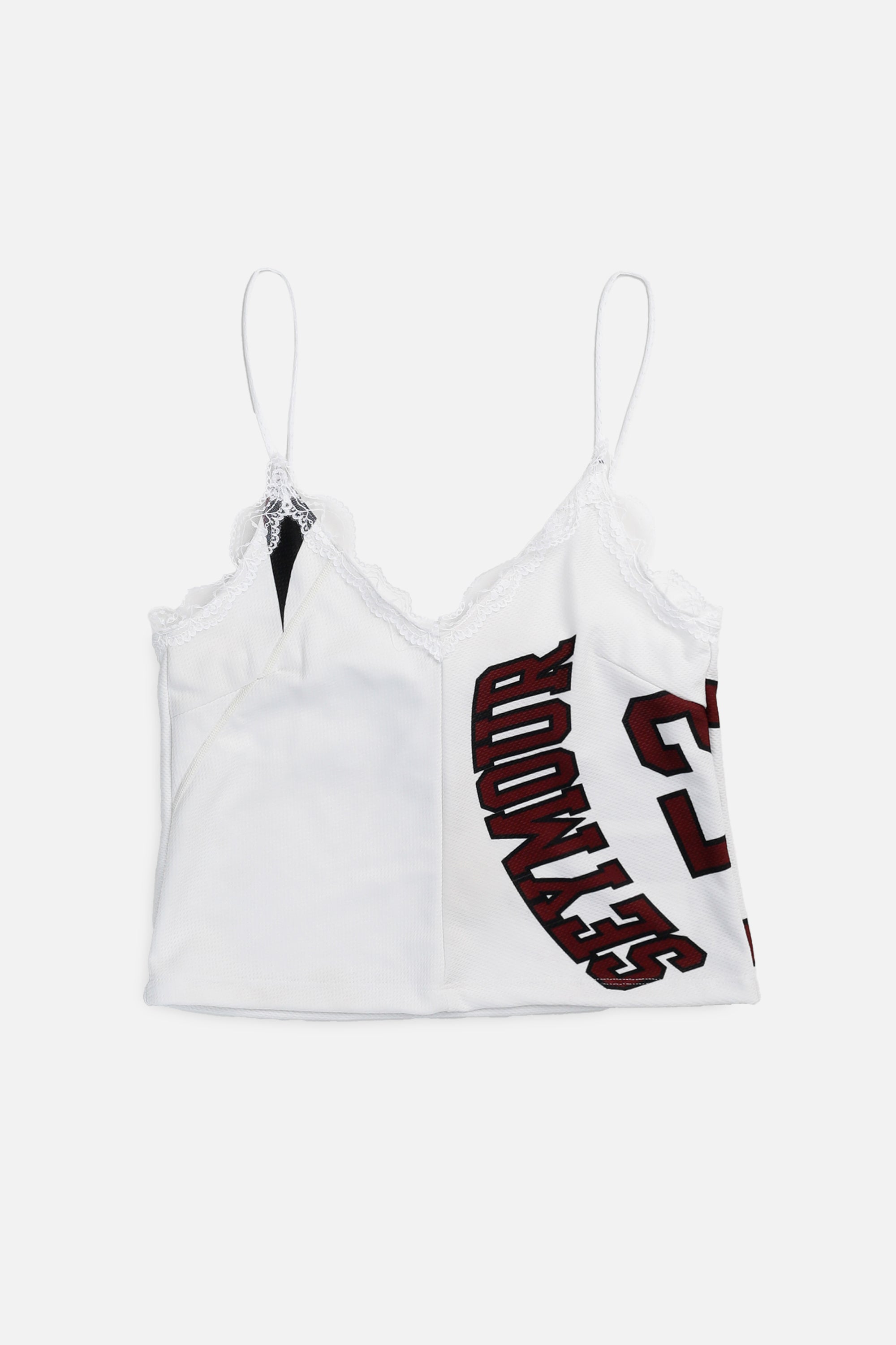 Rework Seymour Football Lace Tank - S-TOPS-NFL-S-Frankie Collective Rare Vintage Streetwear Reworks