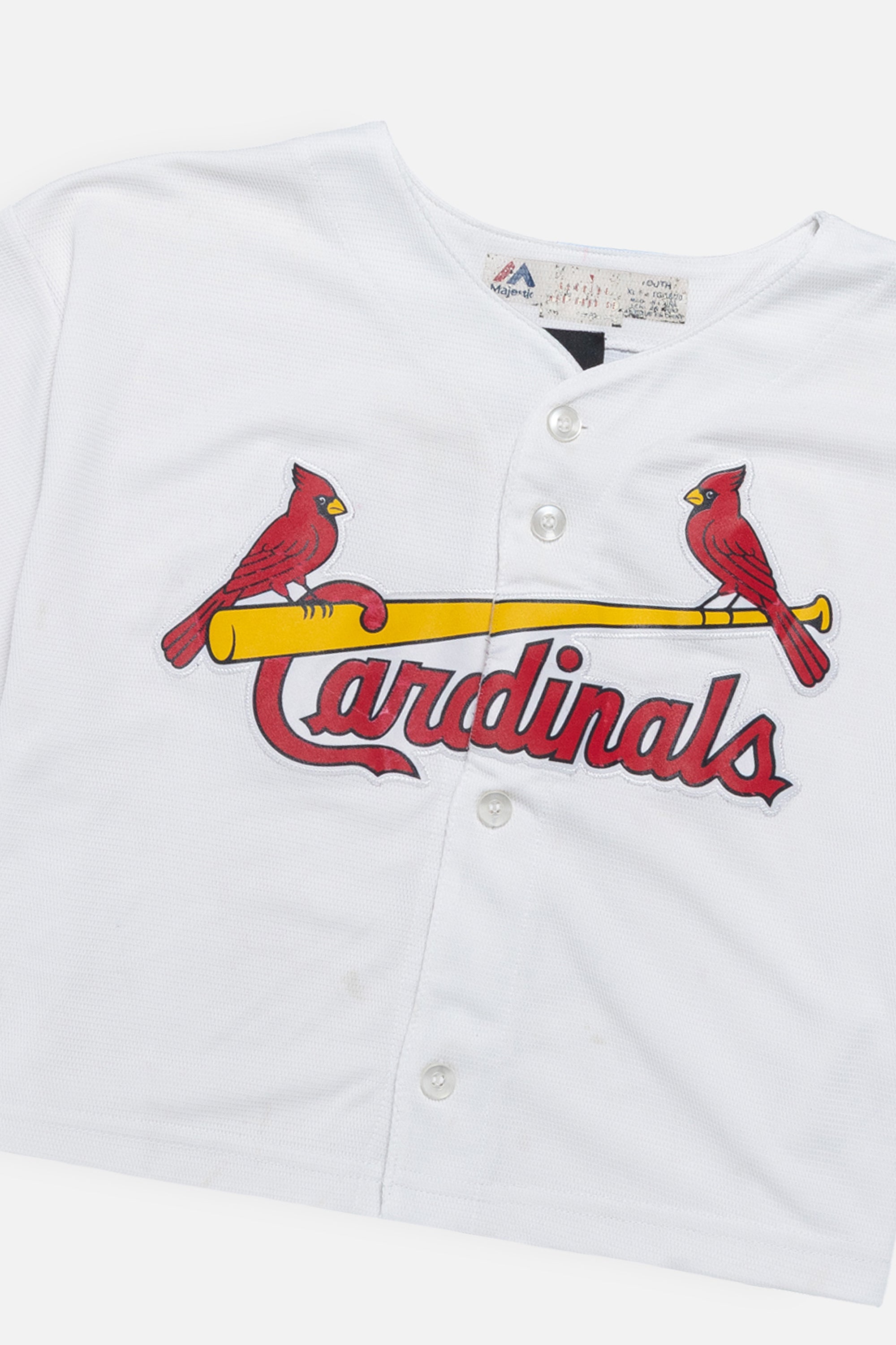 Rework St. Louis Cardinals Crop Jersey - M-JERSEYS-MLB-Frankie Collective