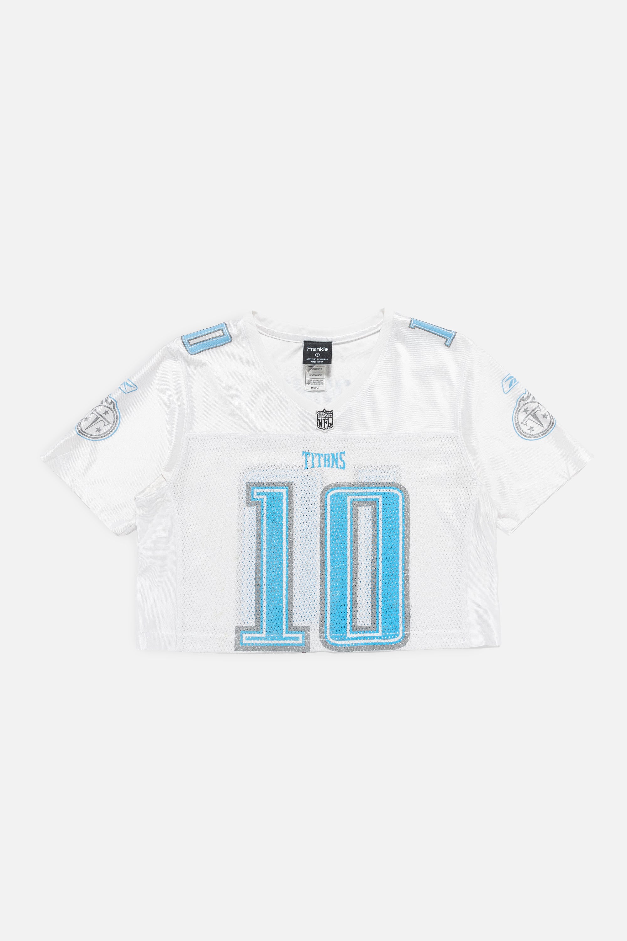 Rework Tennessee Titans Crop Jersey-NFL-Frankie Collective-Rework-Vintage-Streetwear