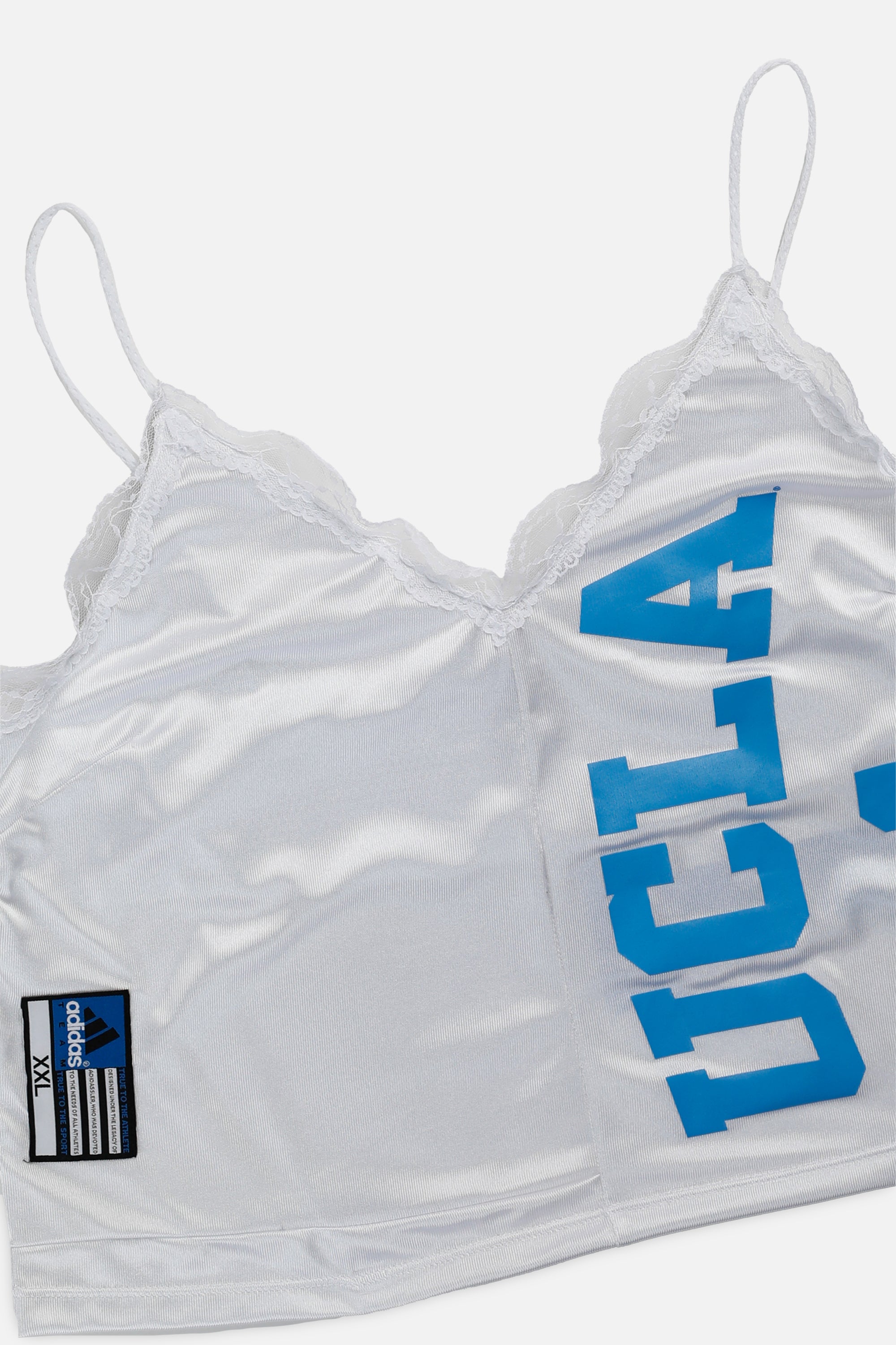 Rework UCLA NCAA Lace Tank - XXL-TOPS-NCAA-XXL-Frankie Collective Rare Vintage Streetwear Reworks