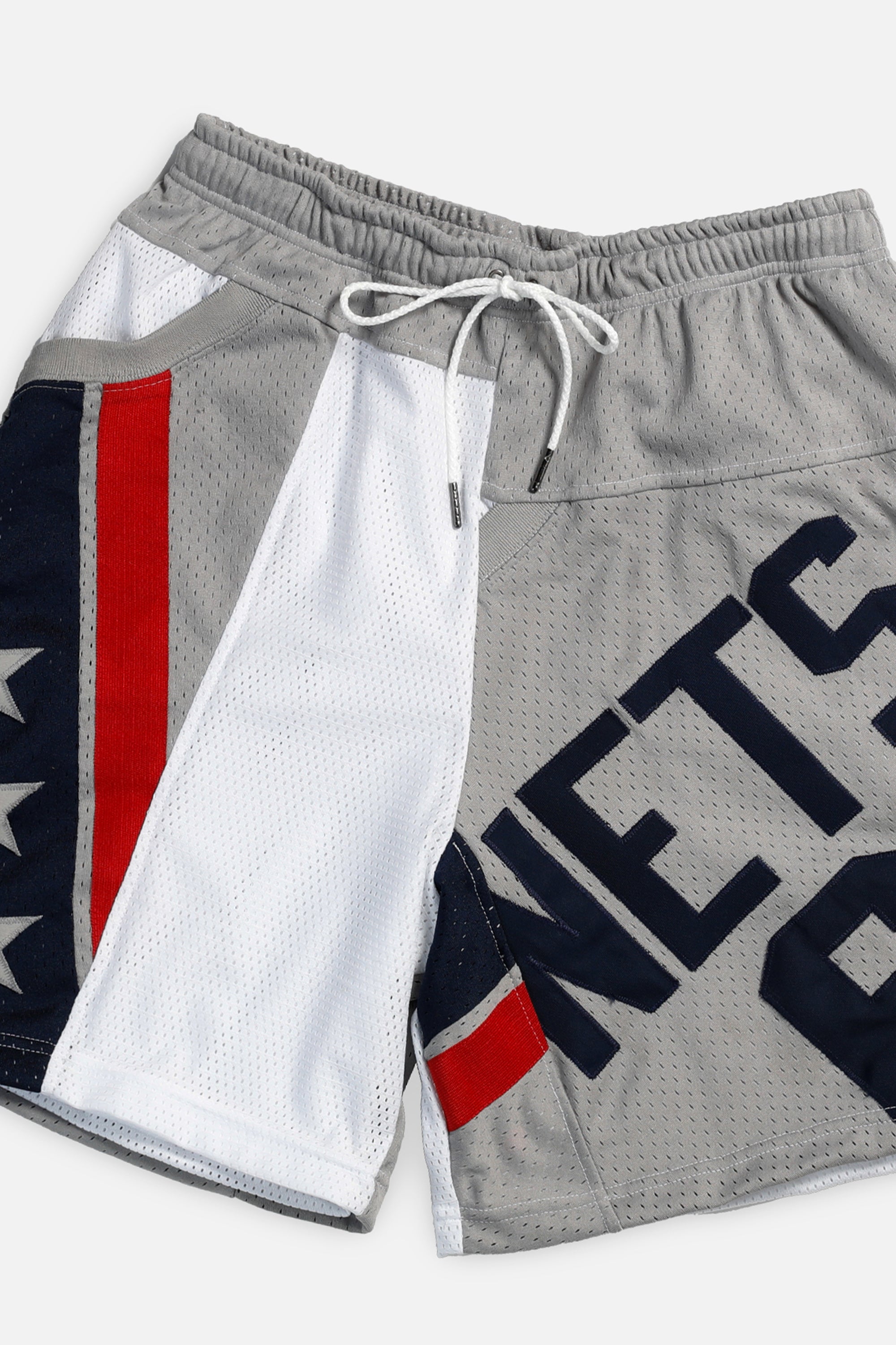 Unisex Rework Brooklyn Nets Jersey Shorts - Women's M - Men's S-SHORTS-NBA-Frankie Collective