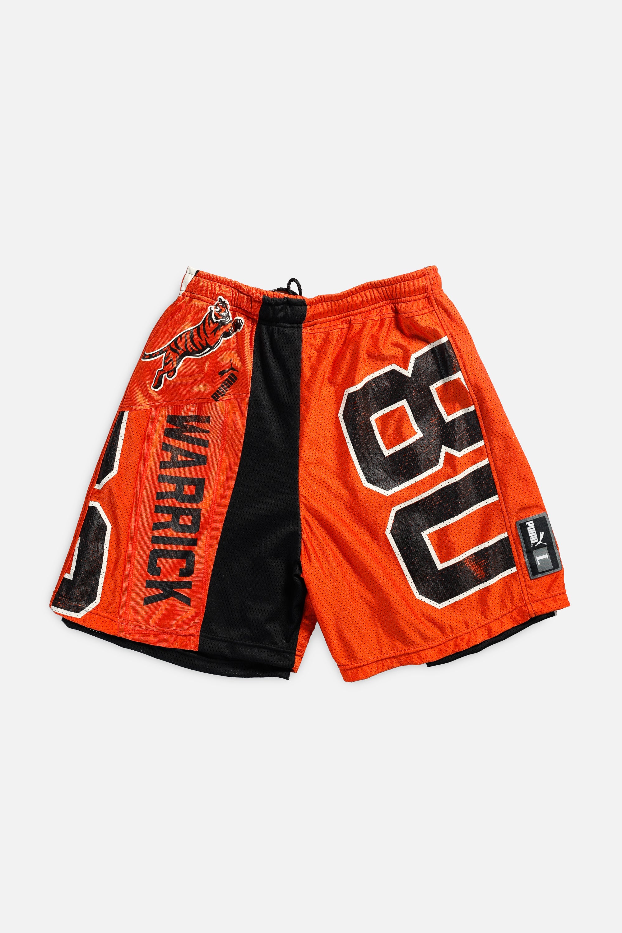 Unisex Rework Cincinnati Bengals Jersey Shorts - Women's M - Men's S-SHORTS-NFL-Frankie Collective
