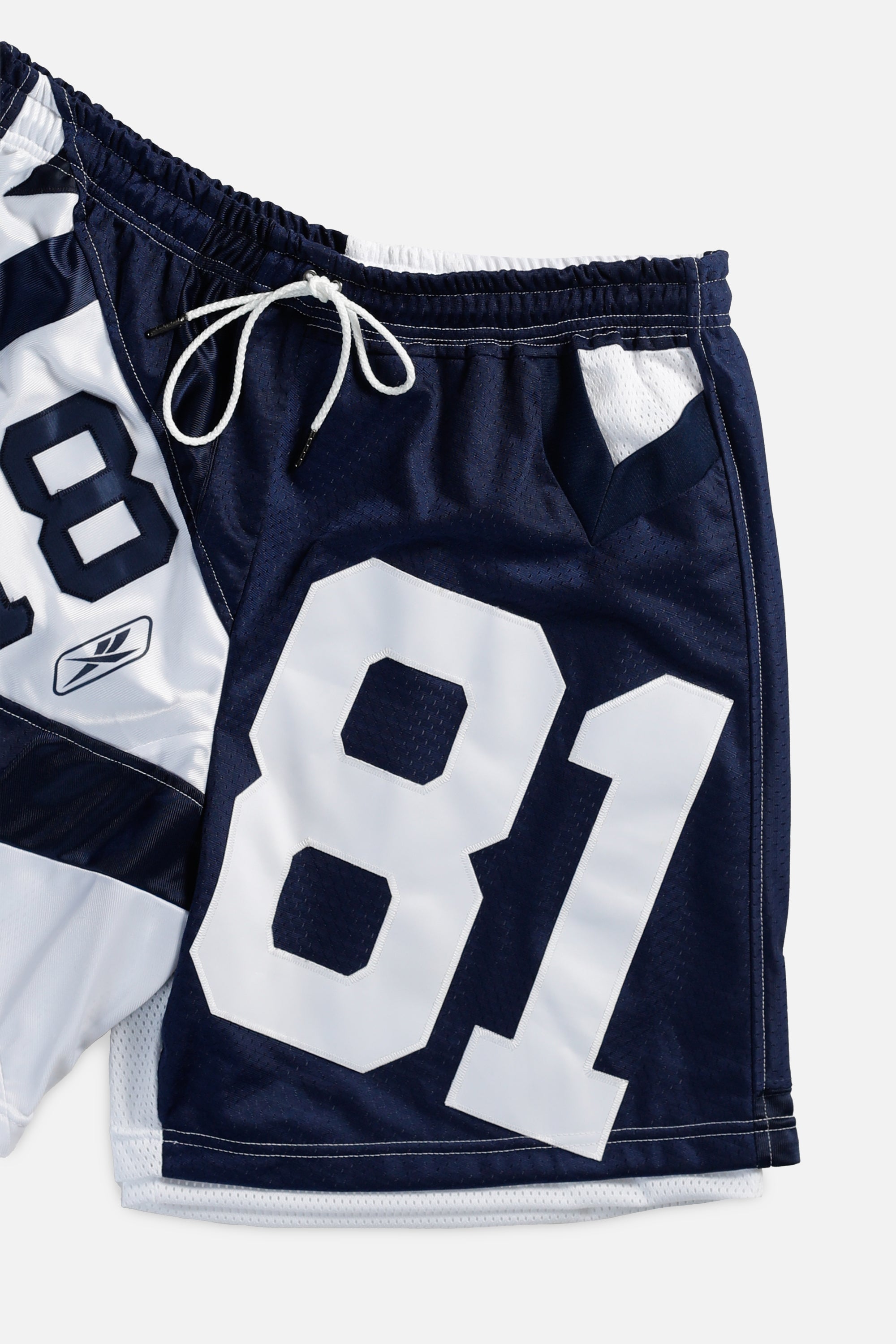Unisex Rework Dallas Cowboys Jersey Shorts - Women's XL - Men's L-SHORTS-NFL-Frankie Collective