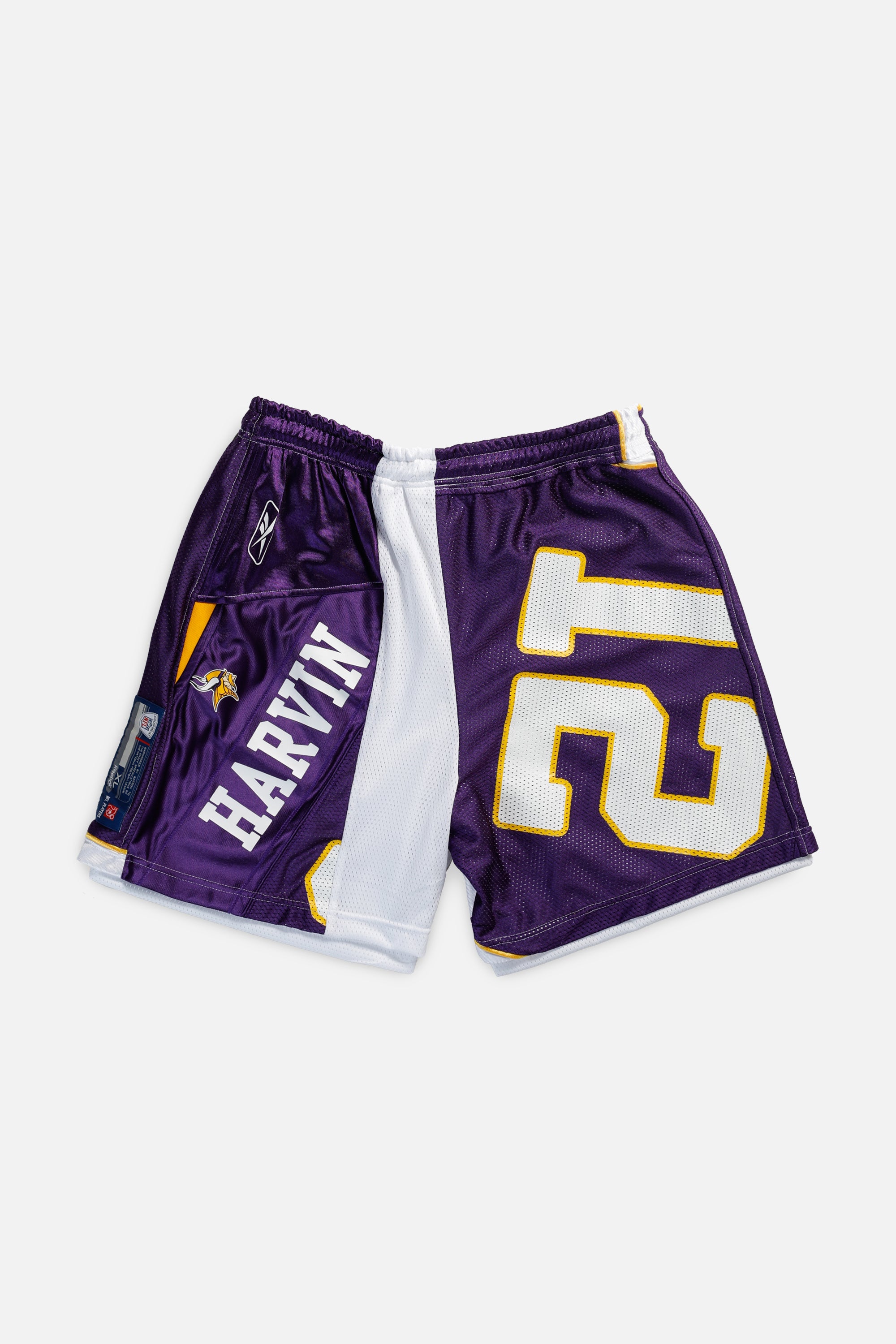 Unisex Rework Minnesota Vikings Jersey Shorts - Women's XL - Men's L-SHORTS-NFL-Frankie Collective