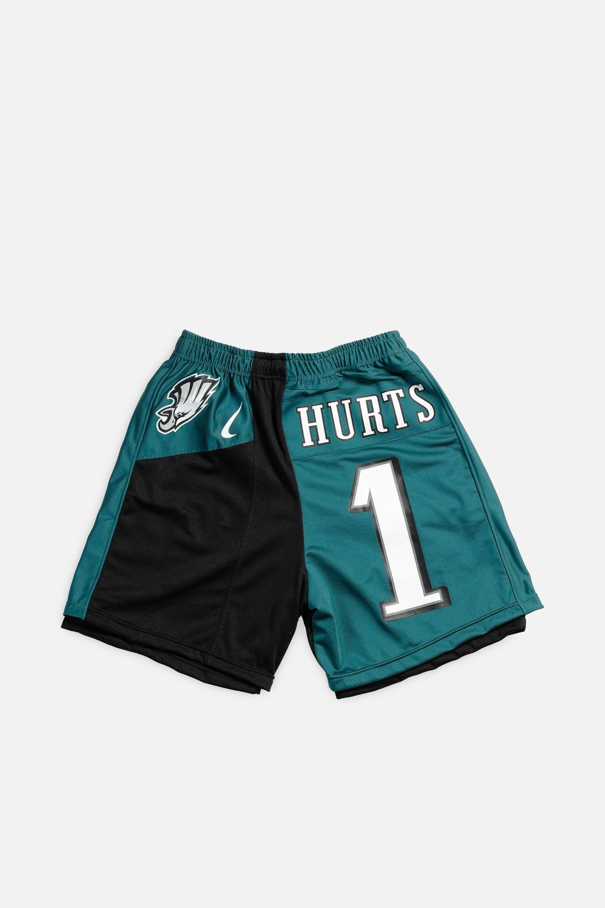Unisex Rework Philadelphia Eagles Jersey Shorts - M-SHORTS-NFL-Frankie Collective