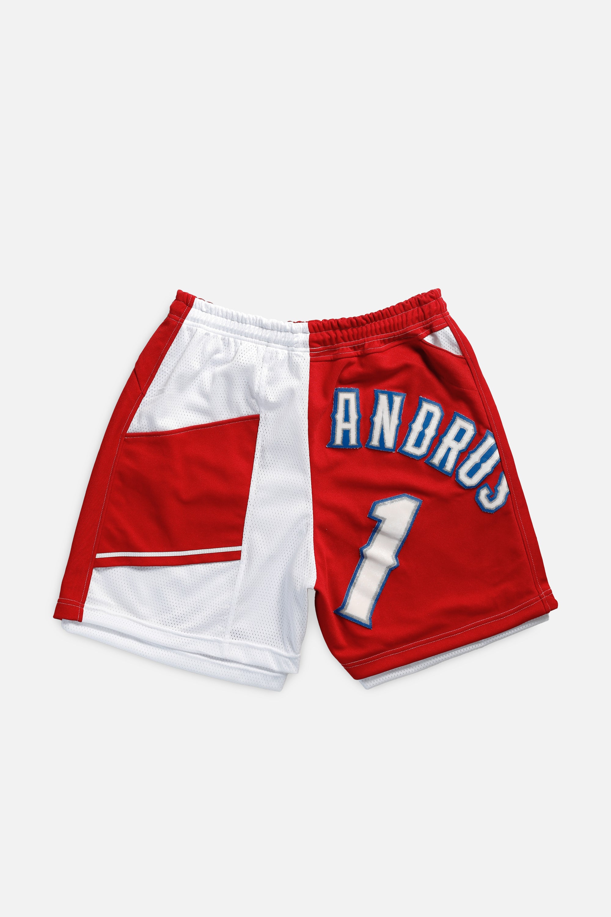 Unisex Rework Texas Rangers MLB Jersey Shorts - Women's L - Men's M-SHORTS-MLB-Frankie Collective