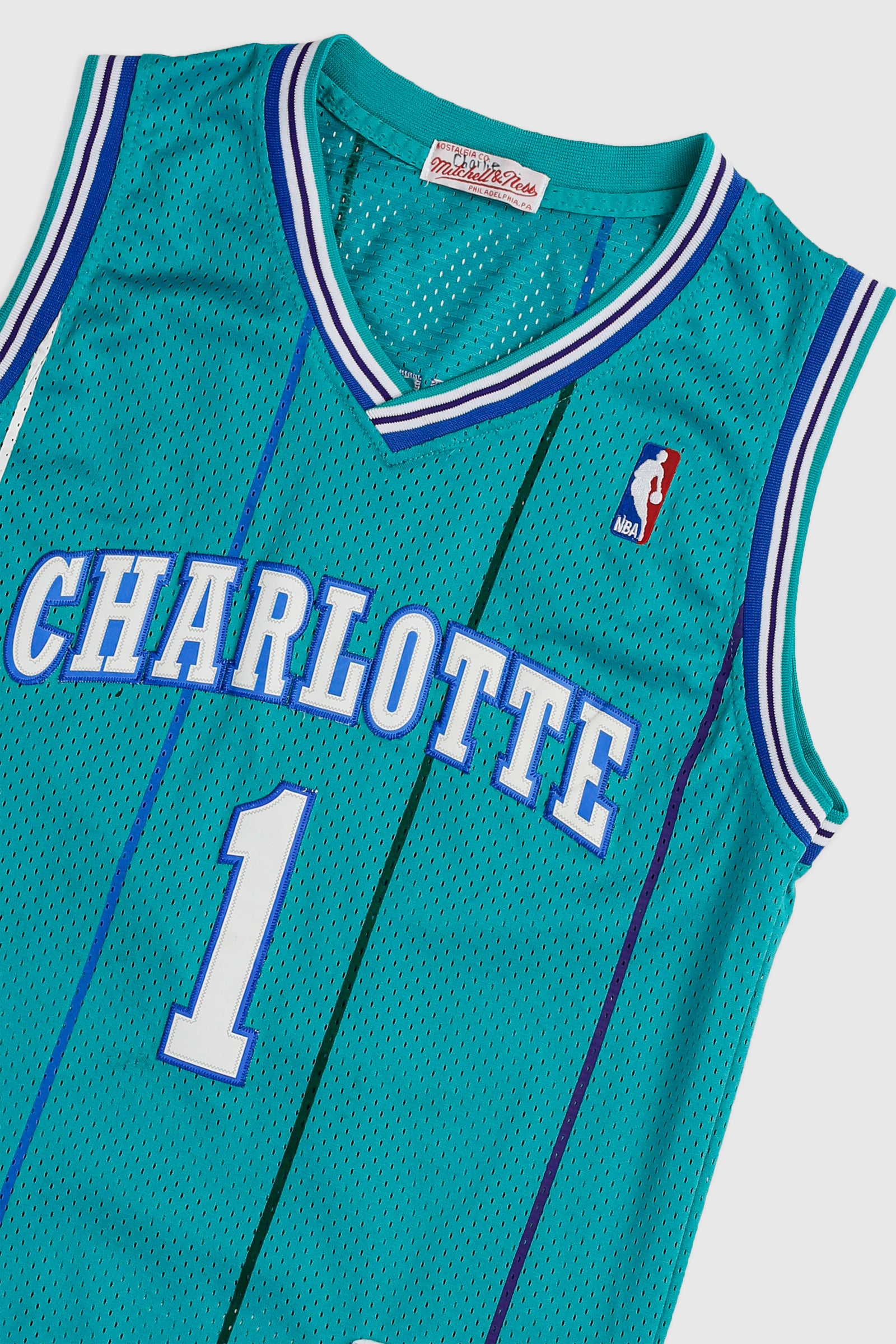 Vintage Charlotte Hornets NBA Jersey - S-JERSEYS-NBA-S-Frankie Collective Rare Vintage Streetwear Reworks