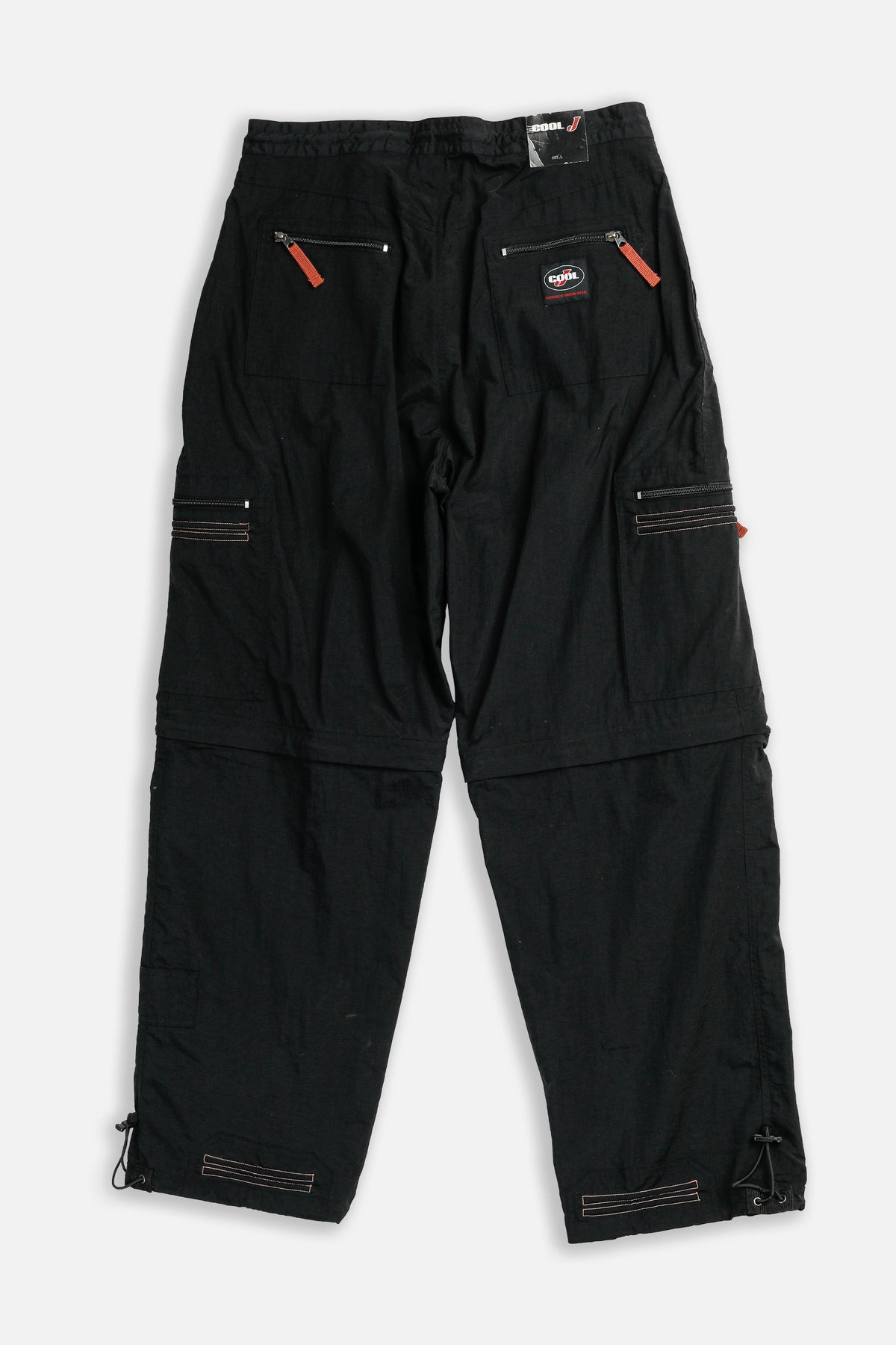Vintage Cool J Windbreaker Pants - L-BOTTOMS-Cool J-L-Frankie Collective Rare Vintage Streetwear Reworks
