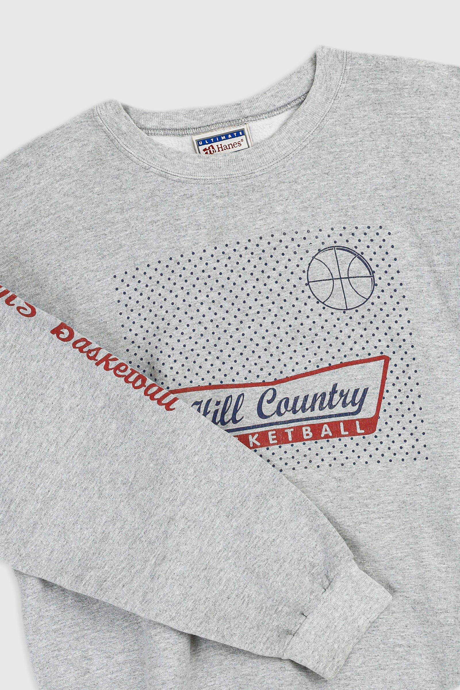 Vintage Hill County Basketball Sweatshirt - M-SWEATERS-vendor-unknown-M-Frankie Collective Rare Vintage Streetwear Reworks