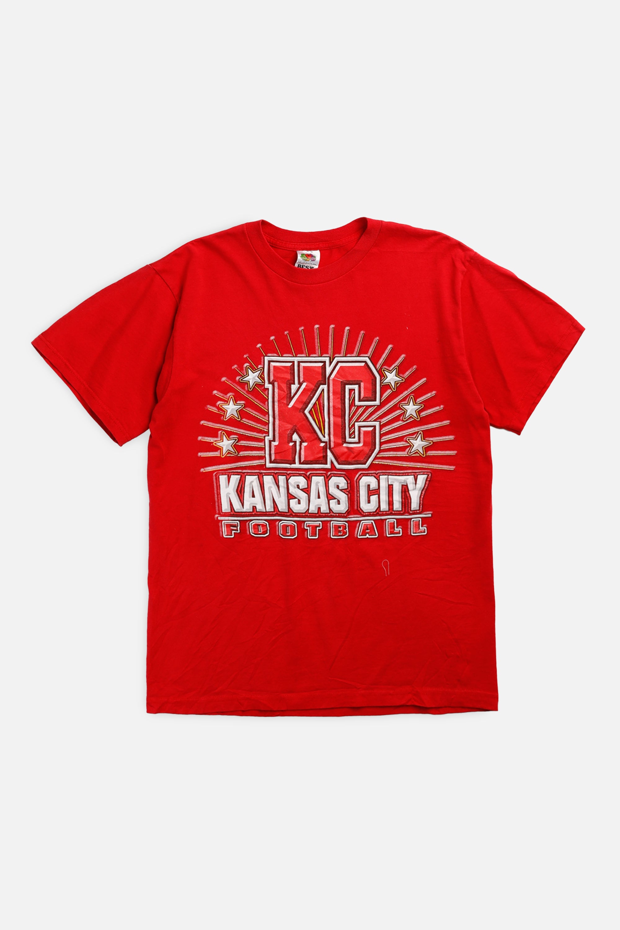 Vintage Kansas City Chiefs NFL Tee - M-TSHIRTS-NFL-M-Frankie Collective Rare Vintage Streetwear Reworks