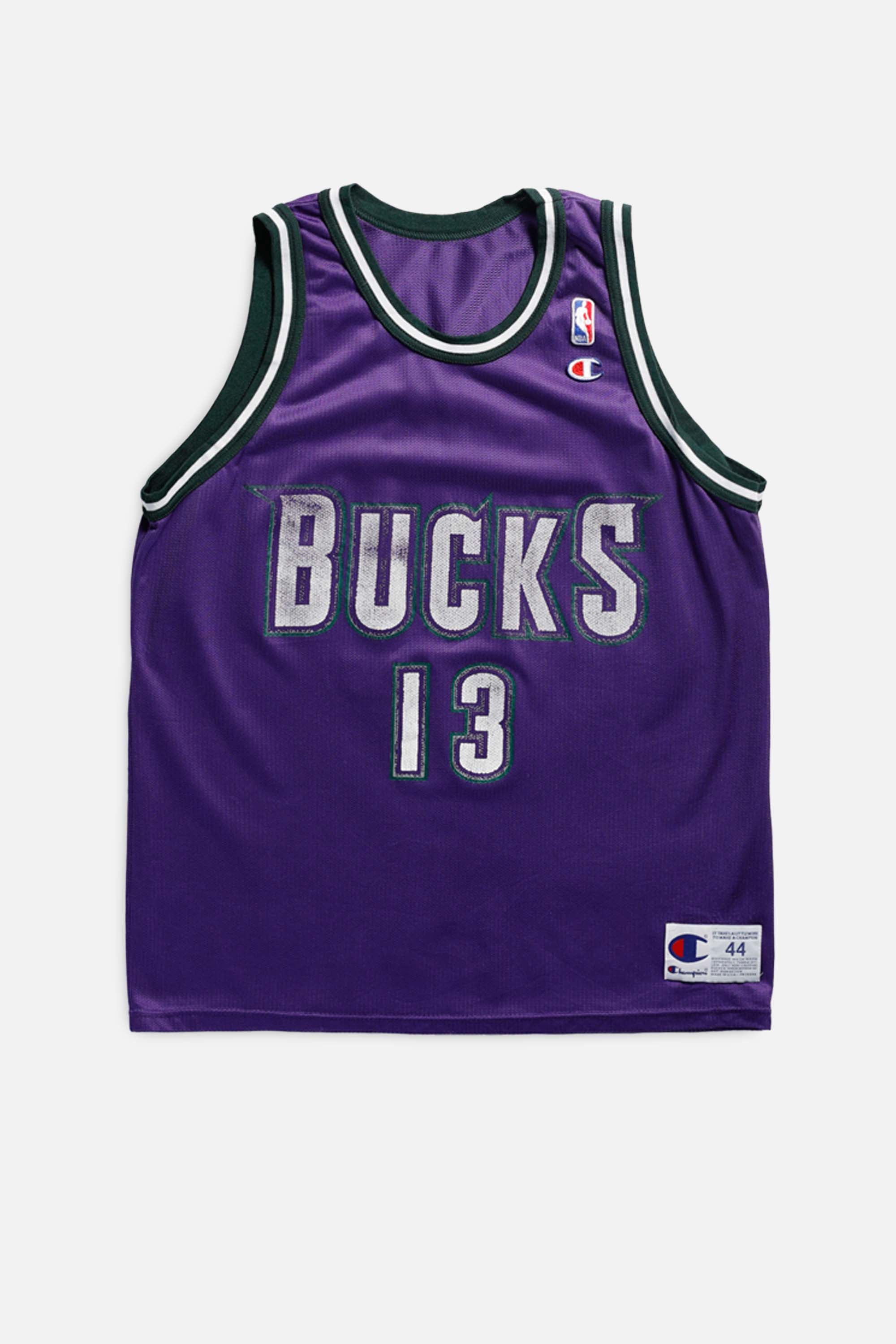 Vintage Milwaukee Bucks NBA Jersey - L-JERSEYS-NBA-L-Frankie Collective Rare Vintage Streetwear Reworks