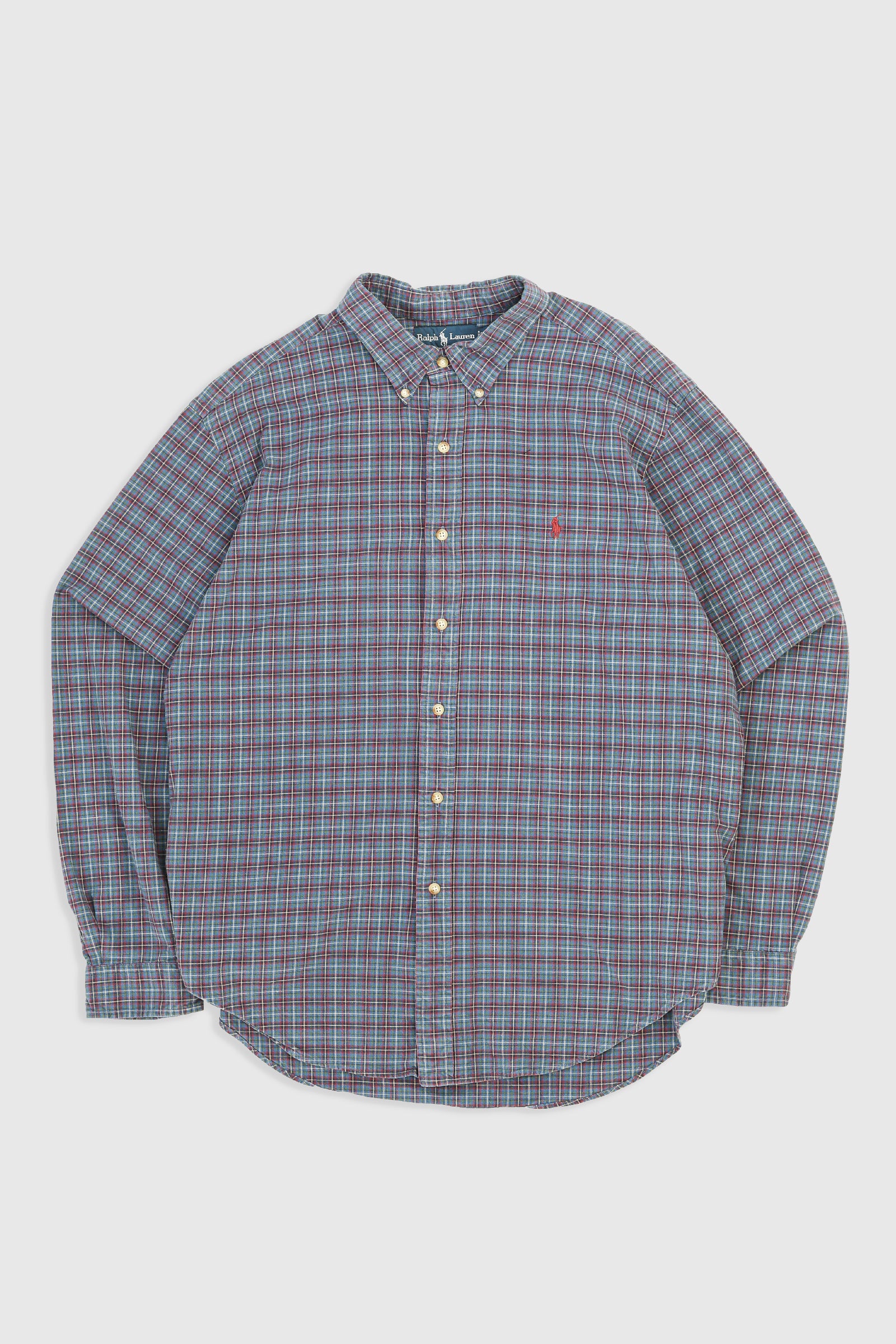 Vintage Plaid Long Sleeve Shirt-T-SHIRTS-vendor-unknown-Frankie Collective