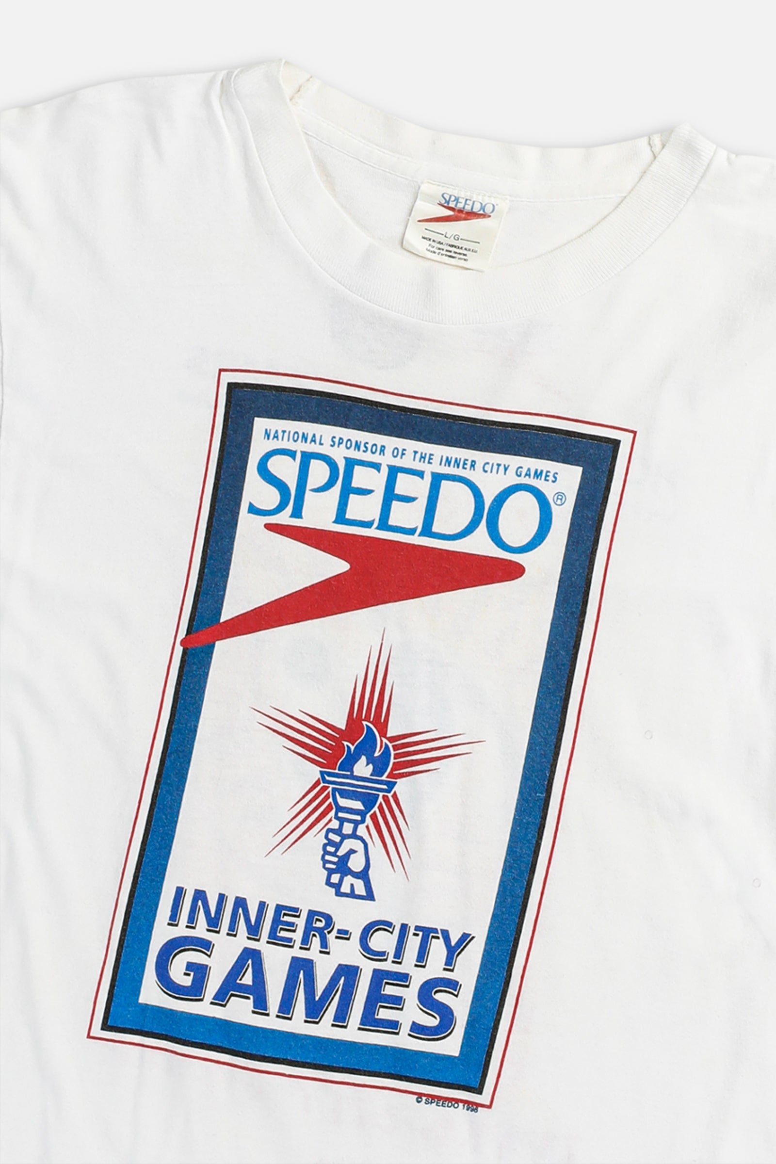 Vintage Speedo Tee - S-TSHIRTS-vendor-unknown-S-Frankie Collective Rare Vintage Streetwear Reworks