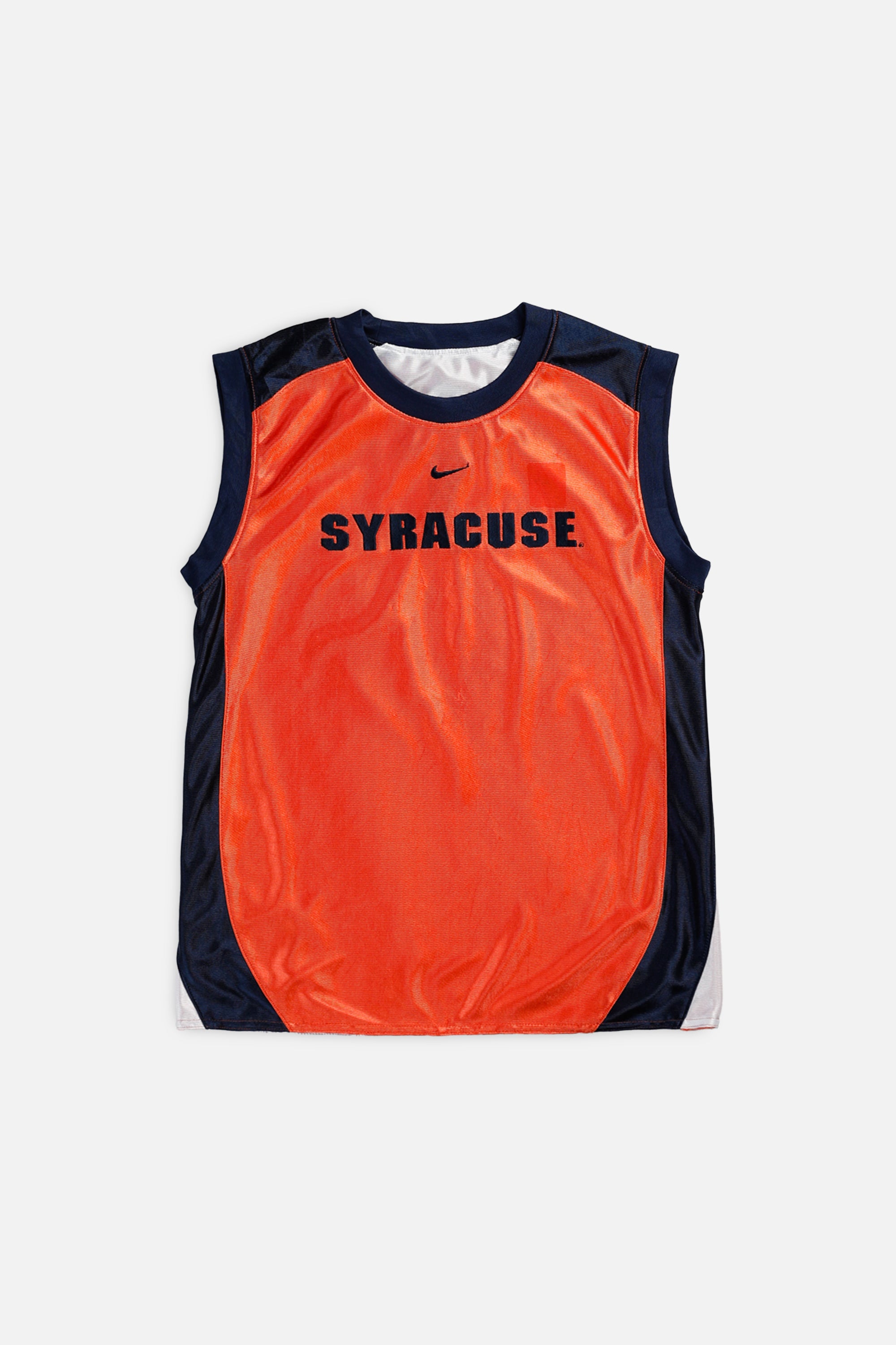 Vintage Syracuse Orange NCAA Reversible Basketball Jersey - Women's S-JERSEYS-NCAA-Women's S-Frankie Collective Rare Vintage Streetwear Reworks