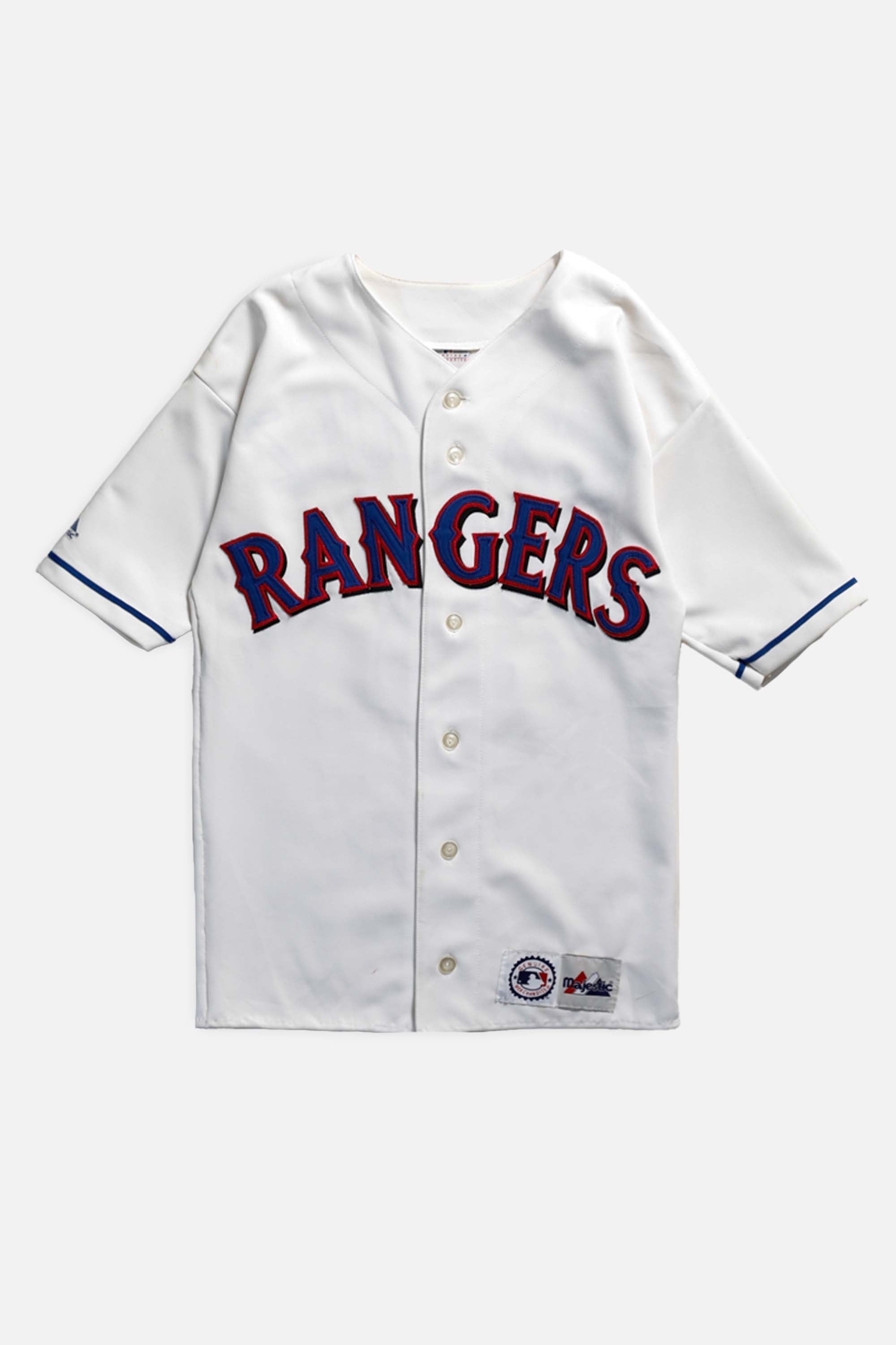 Vintage Texas Rangers MLB Jersey - S-JERSEYS-MLB-S-Frankie Collective Rare Vintage Streetwear Reworks