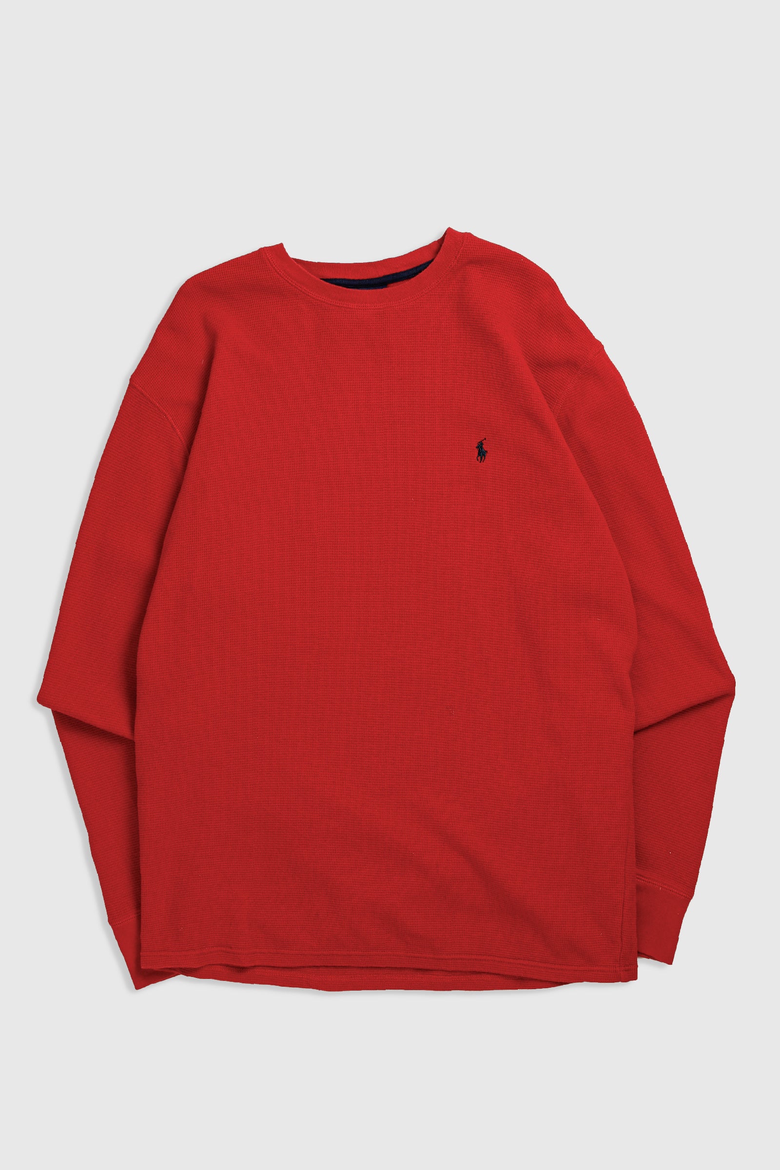 Vintage Waffle Long Sleeve Tee - XXL-TSHIRTS-vendor-unknown-Frankie Collective Rare Vintage Streetwear Reworks