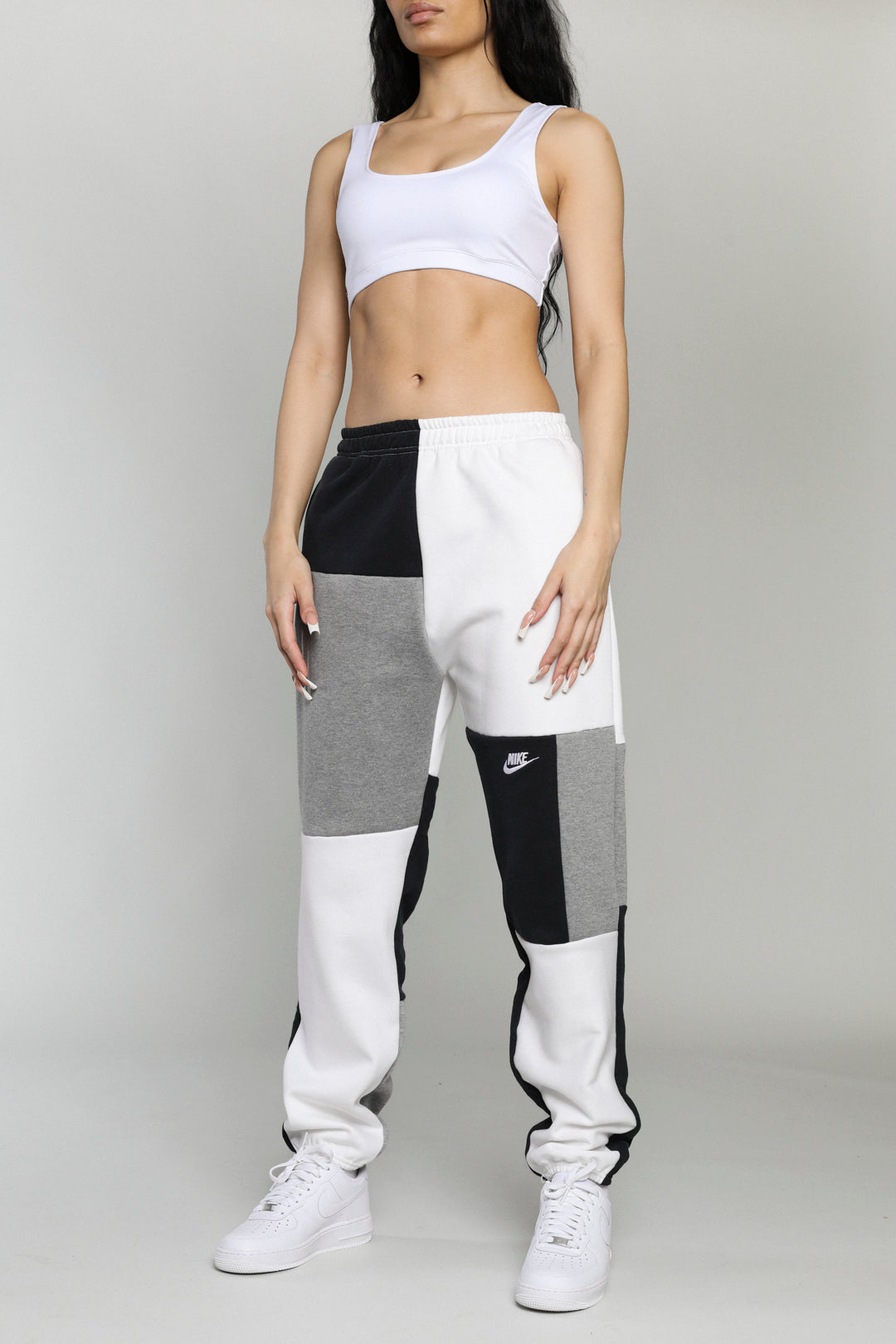 Unisex Rework Nike Patchwork Sweatpants - XS, S, M, L – Frankie Collective