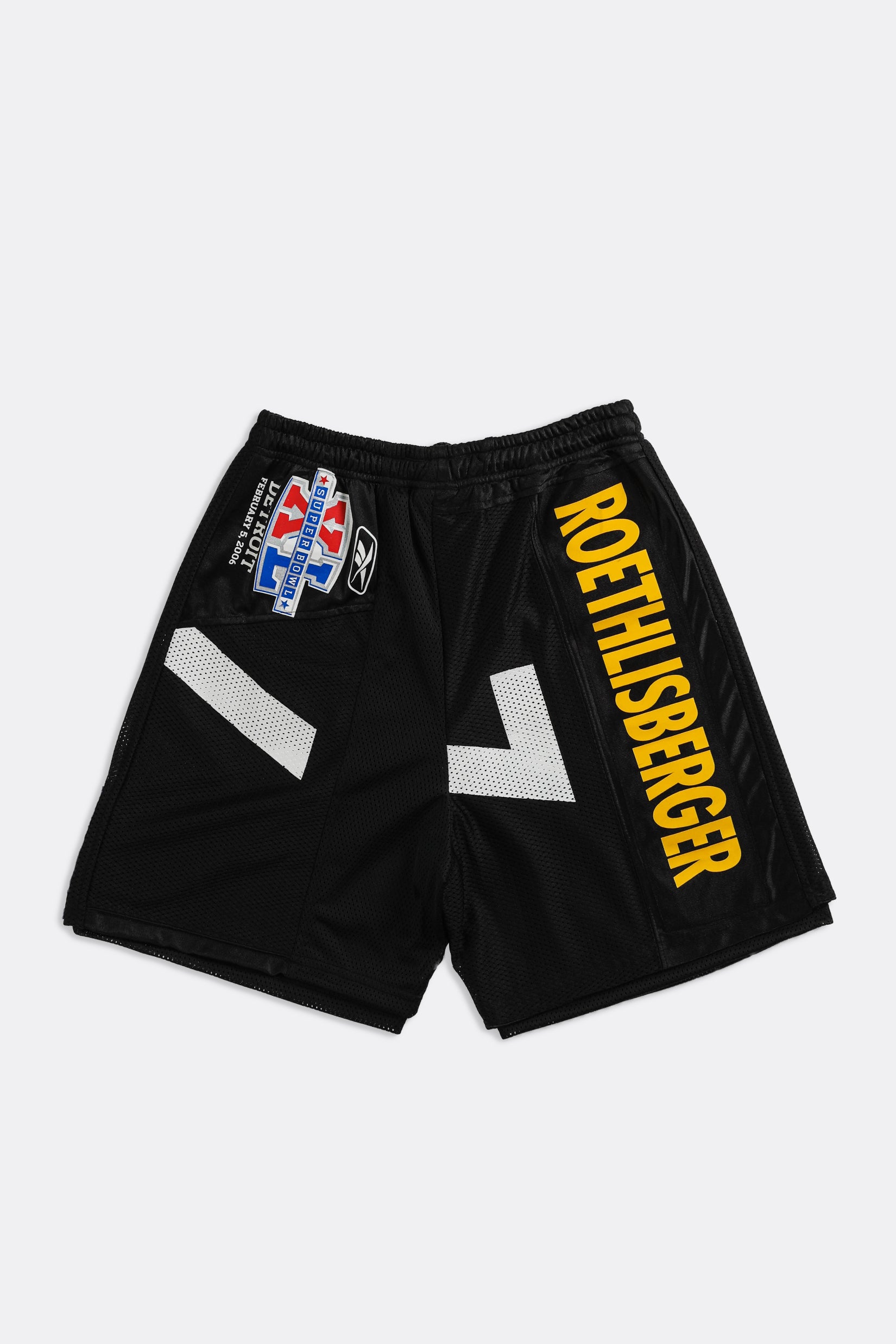 Unisex Rework Steelers NFL Jersey Shorts - Women-M, Men-S – Frankie  Collective