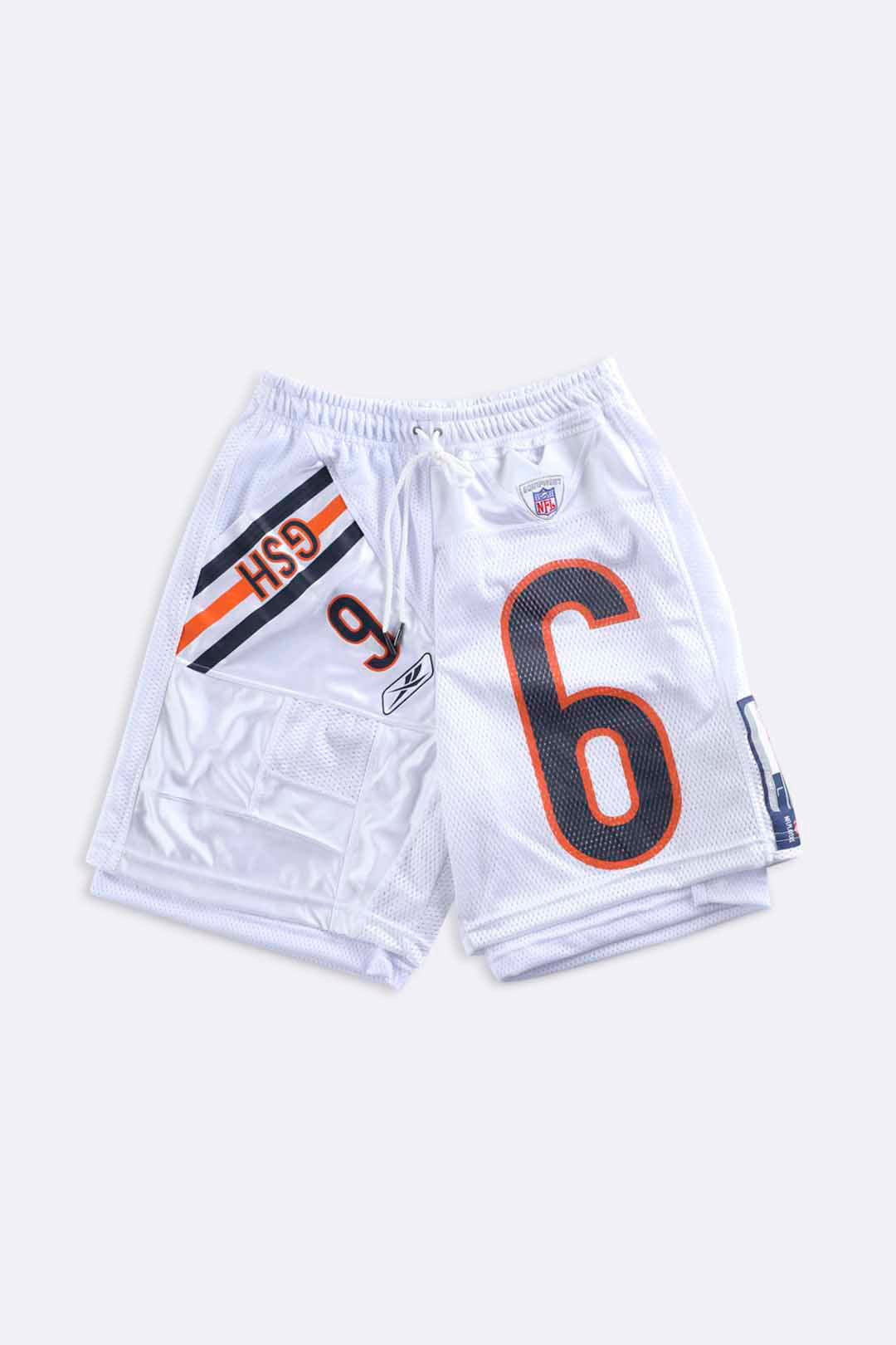 Unisex Rework Bears NFL Jersey Shorts - Women-XS, Men-XXS