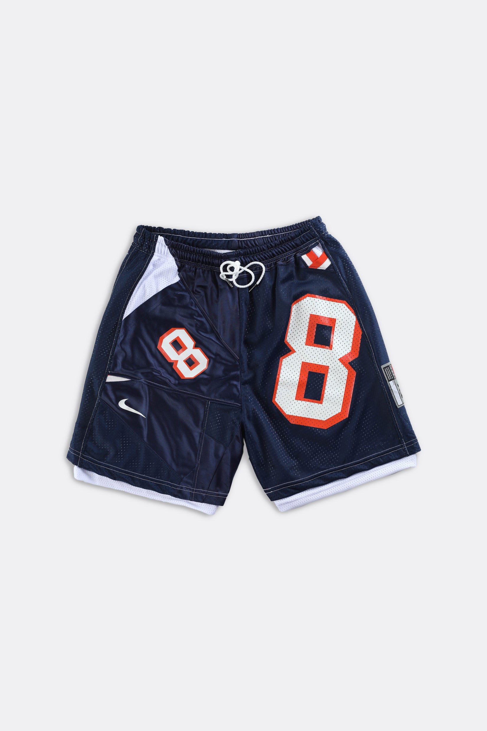 Unisex Rework Bears NFL Jersey Shorts - Women-XS, Men-XXS