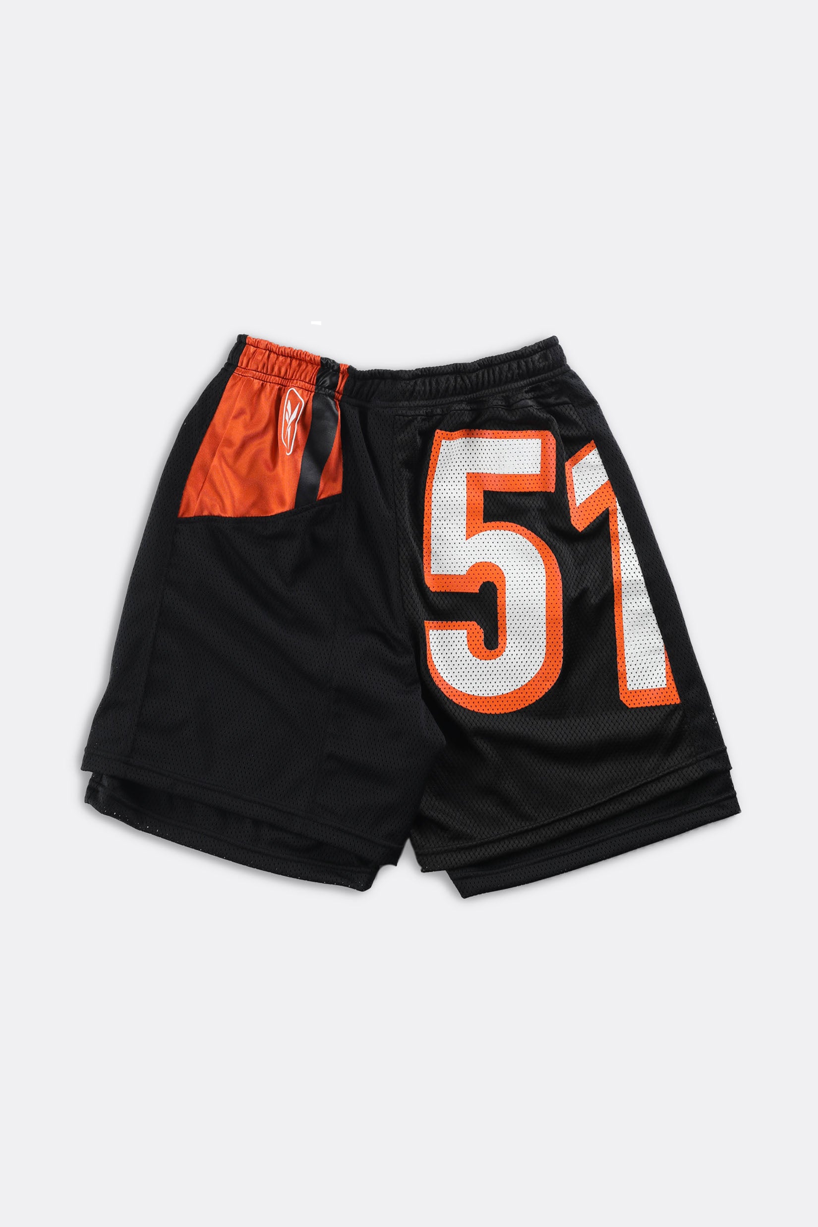 Rework Unisex Bengals NFL Jersey Shorts - Women-s, Men-XS