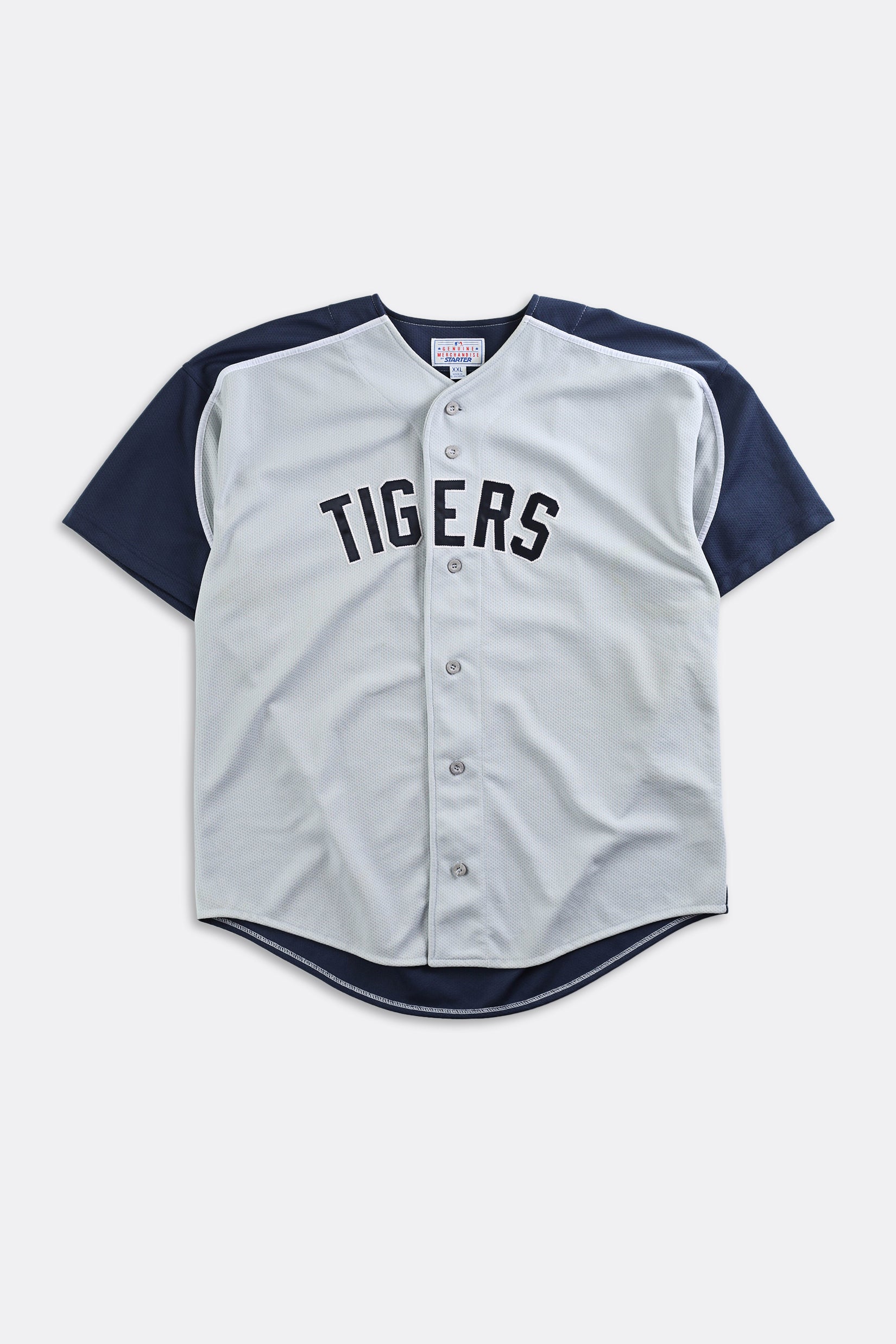 MLB Genuine Merchandise Detroit Tigers Jersey Size Large Mens Blue