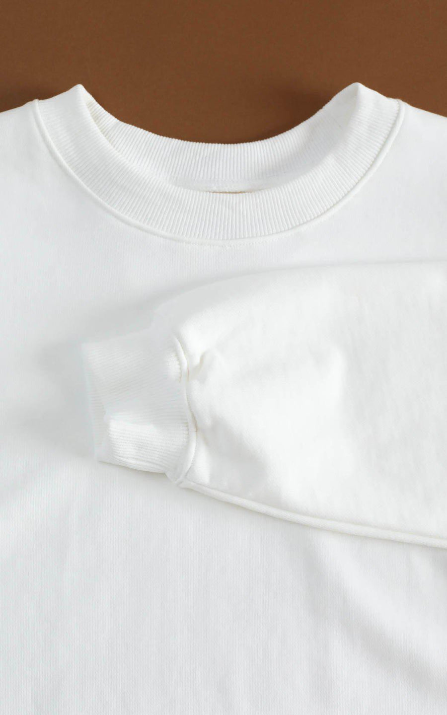 Frankie 100% Organic Cotton Sweatshirt - WHITE