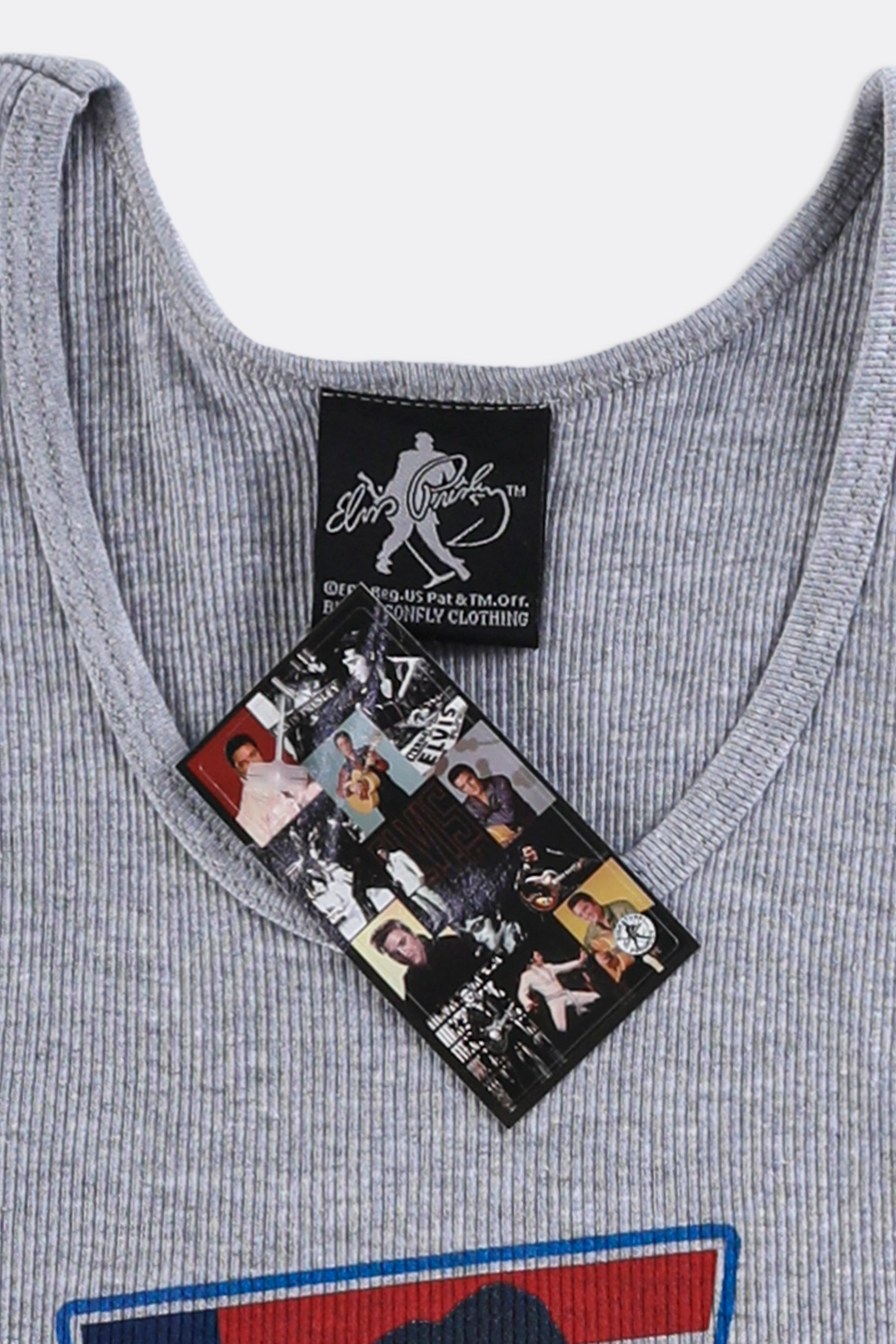 Deadstock Elvis Tank Top - S, M, L, XL-TSHIRTS-vendor-unknown-S-Frankie Collective Rare Vintage Streetwear Reworks
