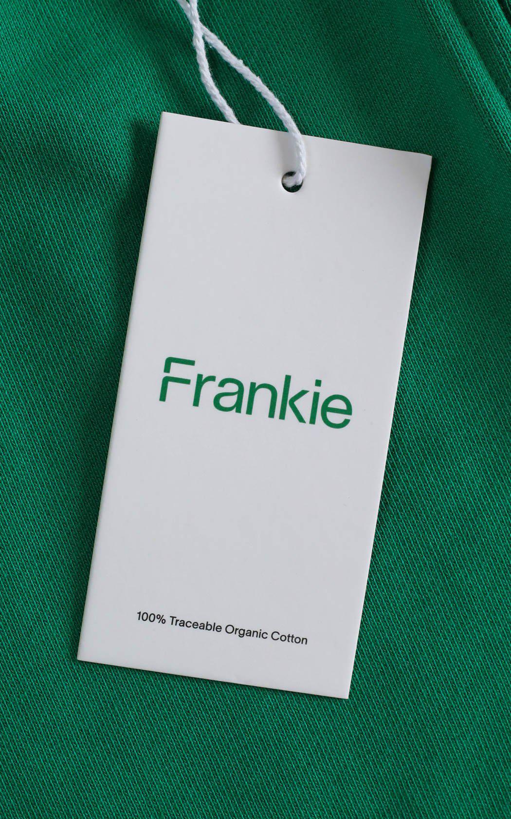 Frankie 100% Organic Cotton Sweatshorts - GREEN-BOTTOMS-Frankie-XS-Frankie Collective Rare Vintage Streetwear Reworks