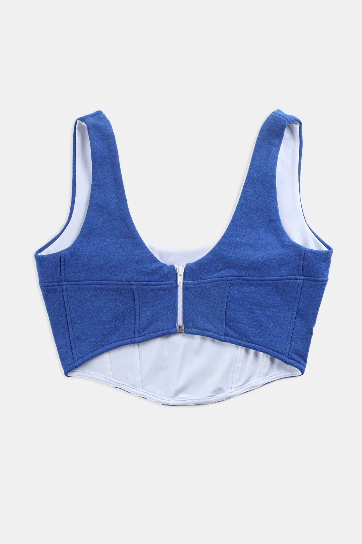 Rework Champion Sweatshirt Bustier - L-TOPS-Champion-Frankie Collective Rare Vintage Streetwear Reworks