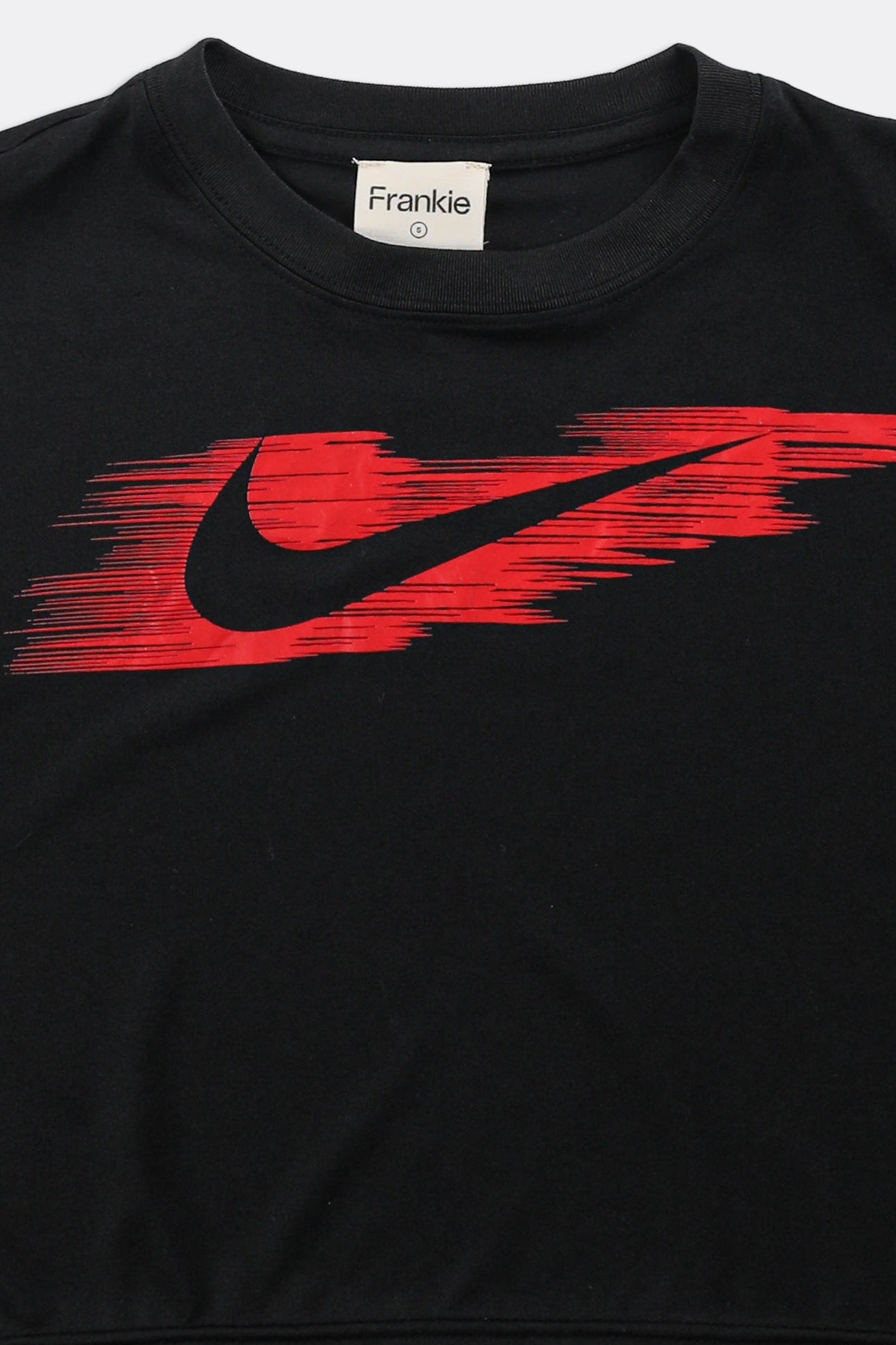 Rework Nike Athletic Crop Tee - S-TOPS-Nike-Frankie Collective Rare Vintage Streetwear Reworks