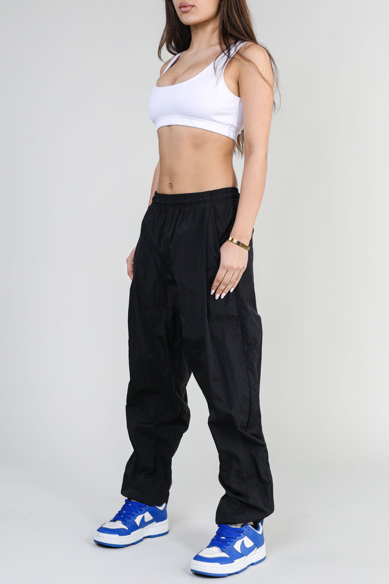 Vintage Nike Windbreaker Pants - XS, S, M, L, XL, XXL-BOTTOMS-Nike-XS-Petite-Frankie Collective Rare Vintage Streetwear Reworks