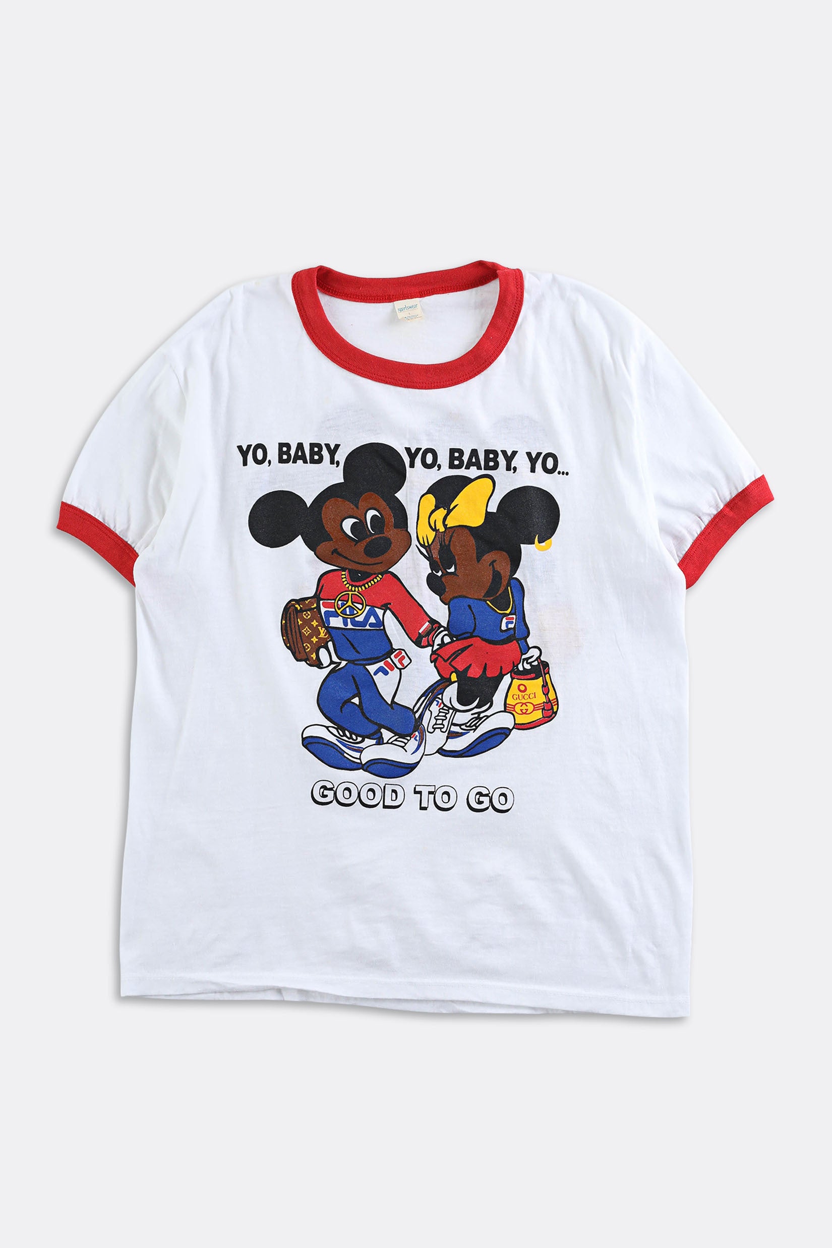 Vintage Yo Baby Tee-TSHIRTS-Disney-Frankie Collective Rare Vintage Streetwear Reworks