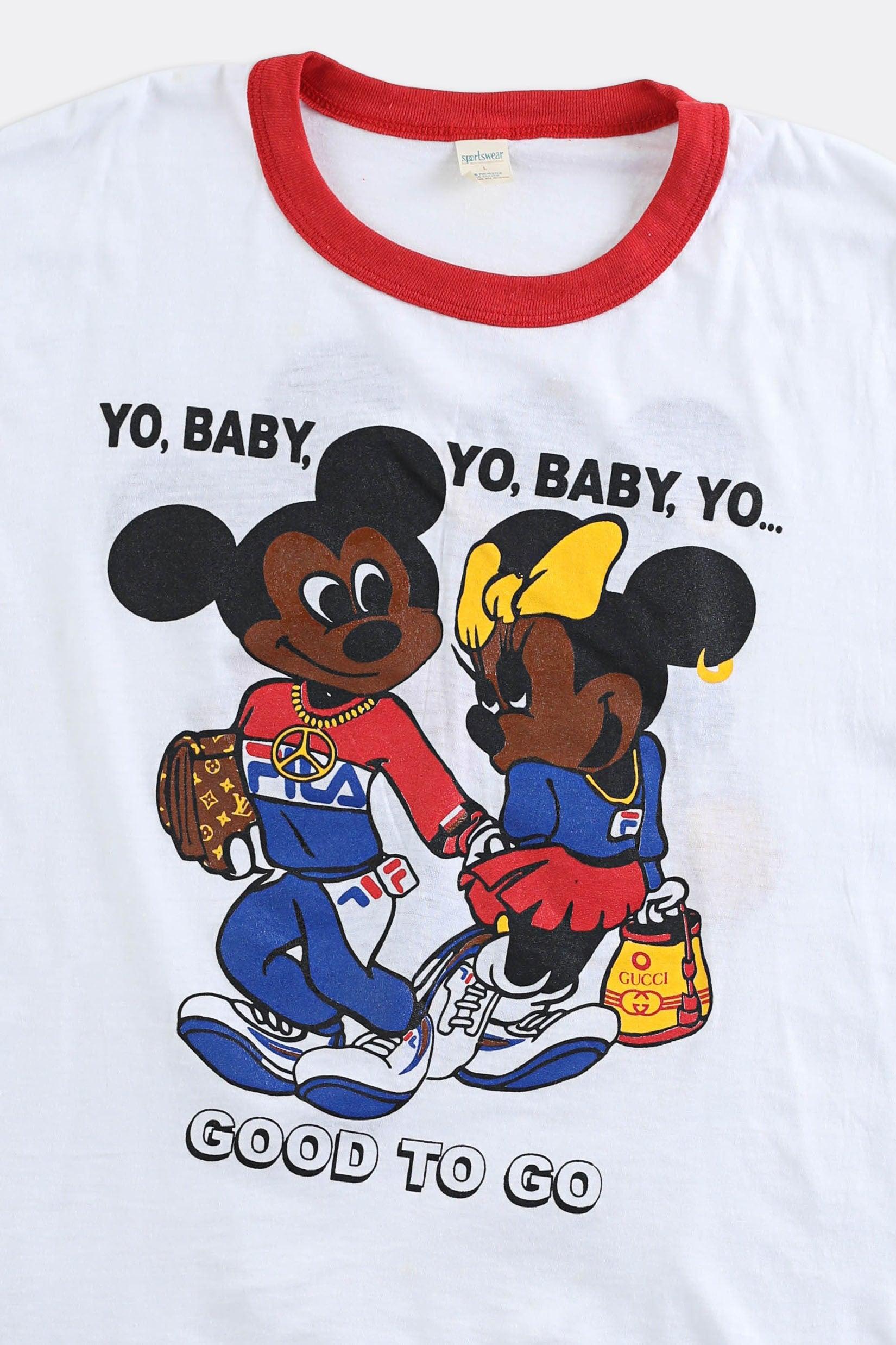 Vintage Yo Baby Tee-TSHIRTS-Disney-Frankie Collective Rare Vintage Streetwear Reworks