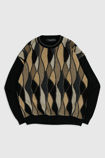 Vintage Knit Sweatshirt - XL