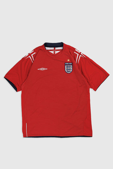 Vintage England Soccer Jersey - L