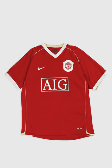 Vintage Manchester Soccer Jersey - L