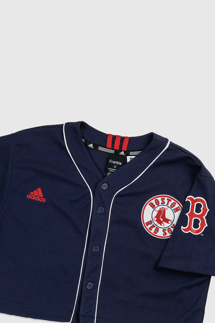 Rework Crop Boston Red Sox MLB Jersey - L