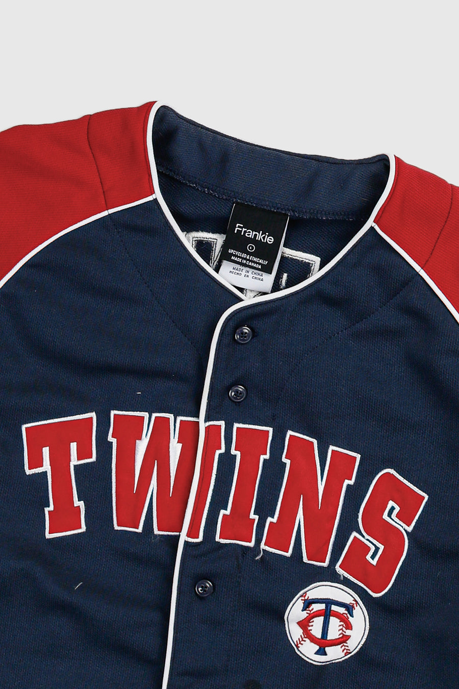 Rework Crop Minnesota Twins MLB Jersey - L