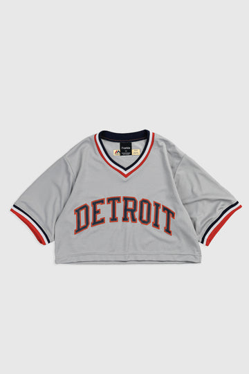 Rework Crop Detroit Tigers MLB Jersey - L