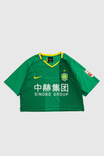 Rework Crop Beijing Soccer Jersey - L