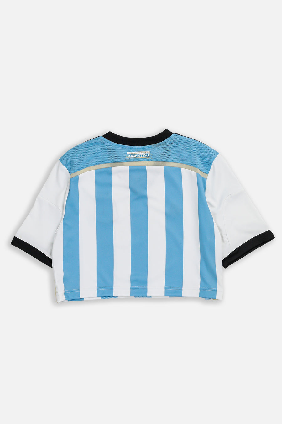 Rework Crop Argentina Soccer Jersey - XS