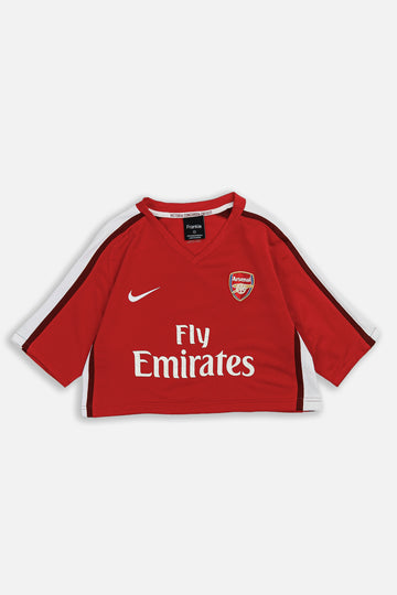Rework Crop Arsenal Soccer Jersey - S